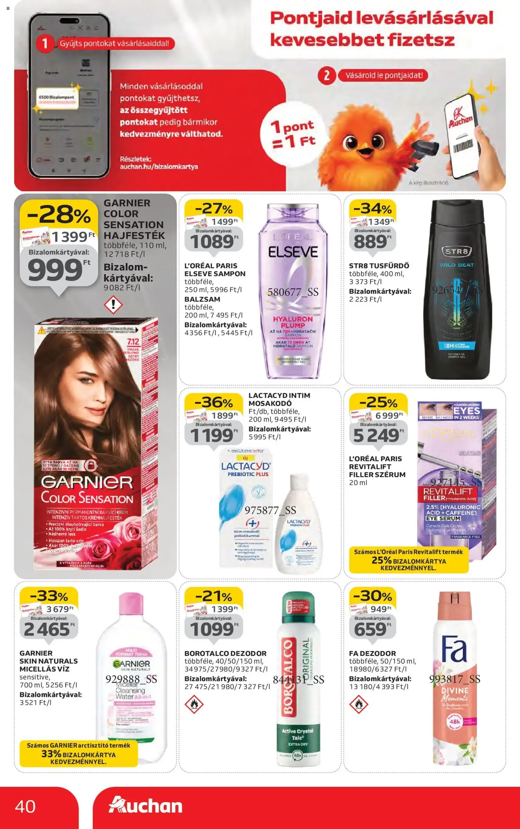 Auchan Akciós újság - 2025.10.30. érvényes szórólap 40 oldal 58 oldalból Auchan Akciós újság - 2025.10.30. érvényes szórólap 40 oldal 58 oldalból