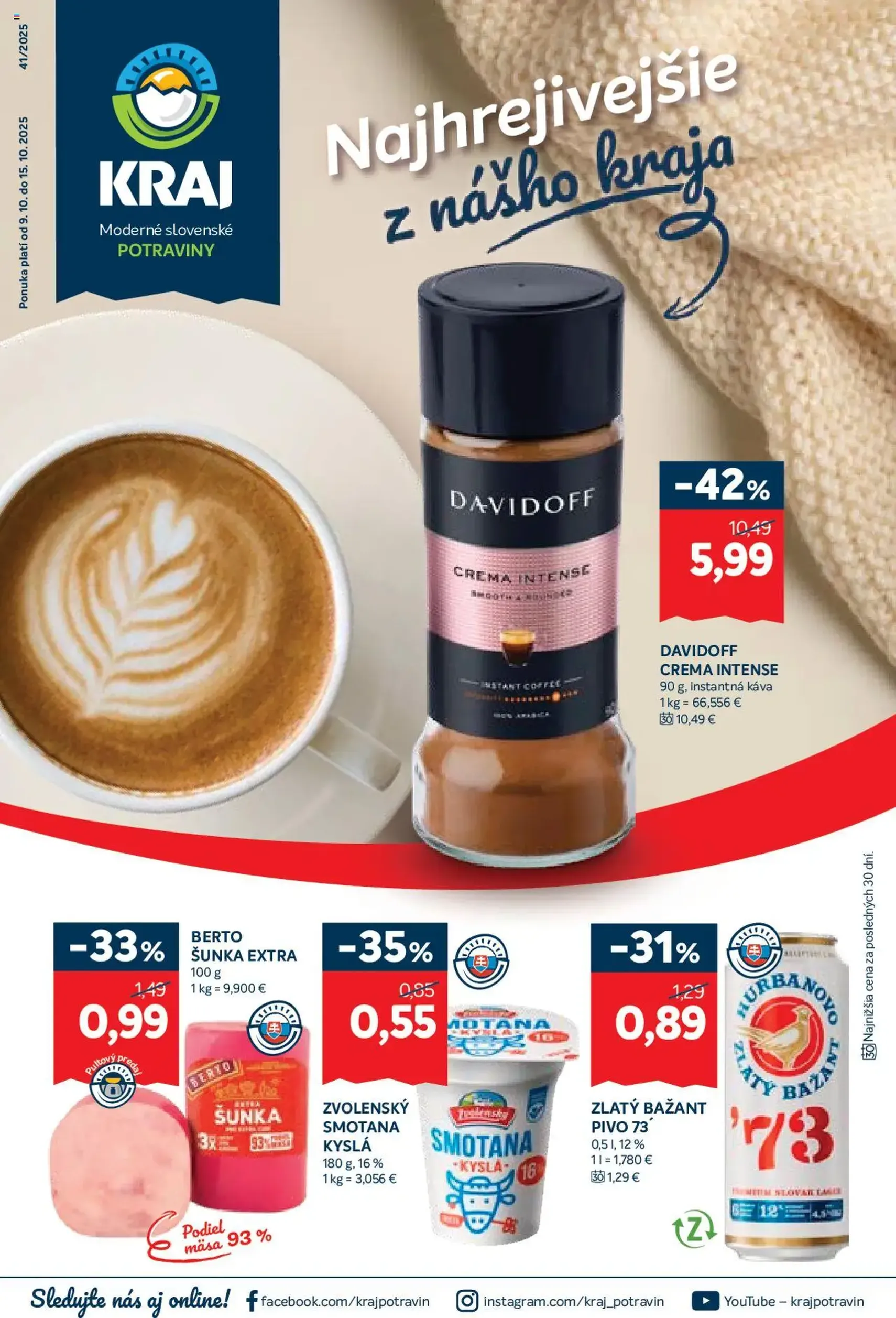 Kraj leták - platný leták od 09.10.2025 strana 1 z 15 Kraj leták - platný leták od 09.10.2025 strana 1 z 15