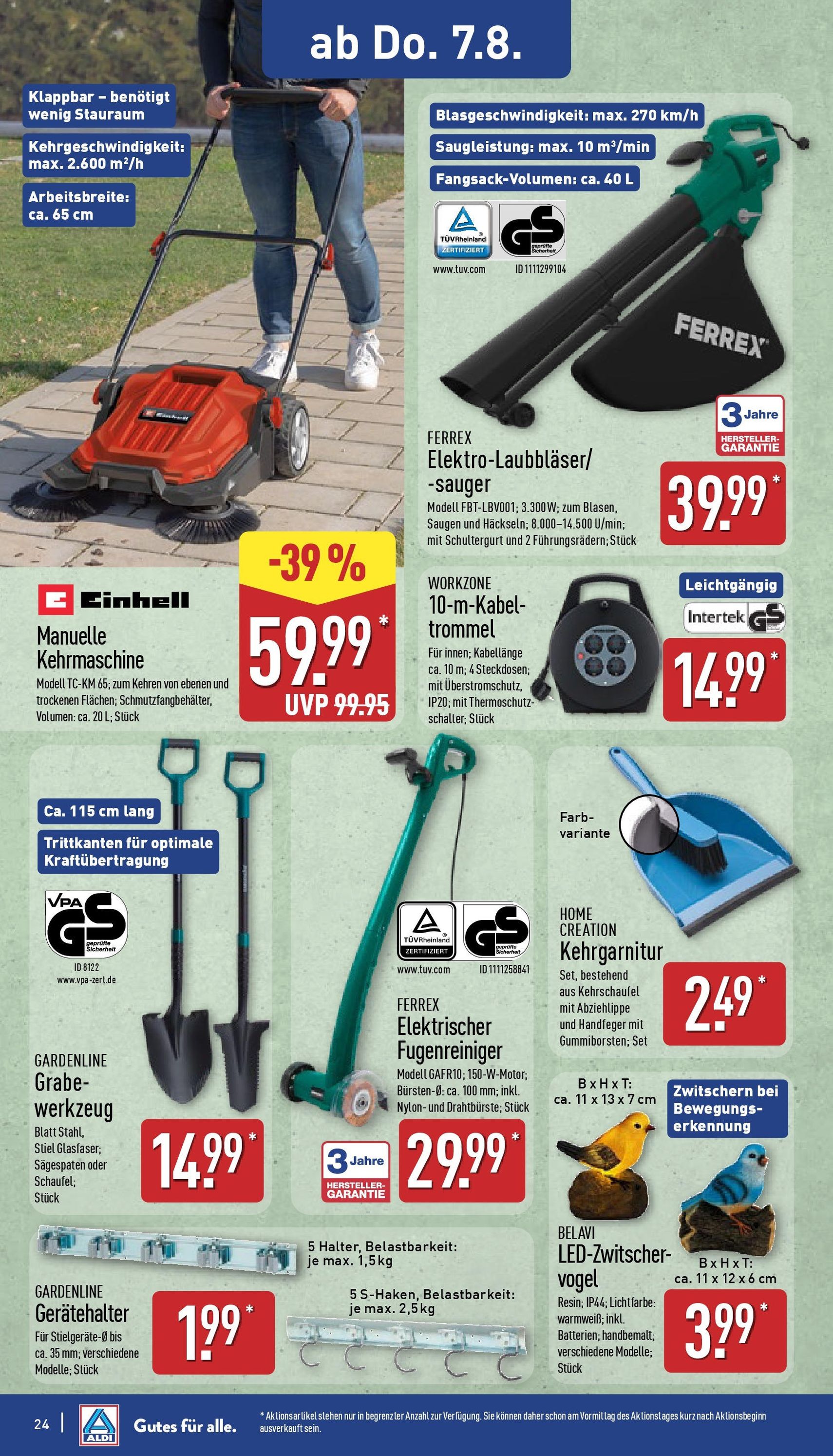 Aldi Prospekt - Gültiger Prospekt ab 04.08.2025, Seite 24 von insgesamt 45