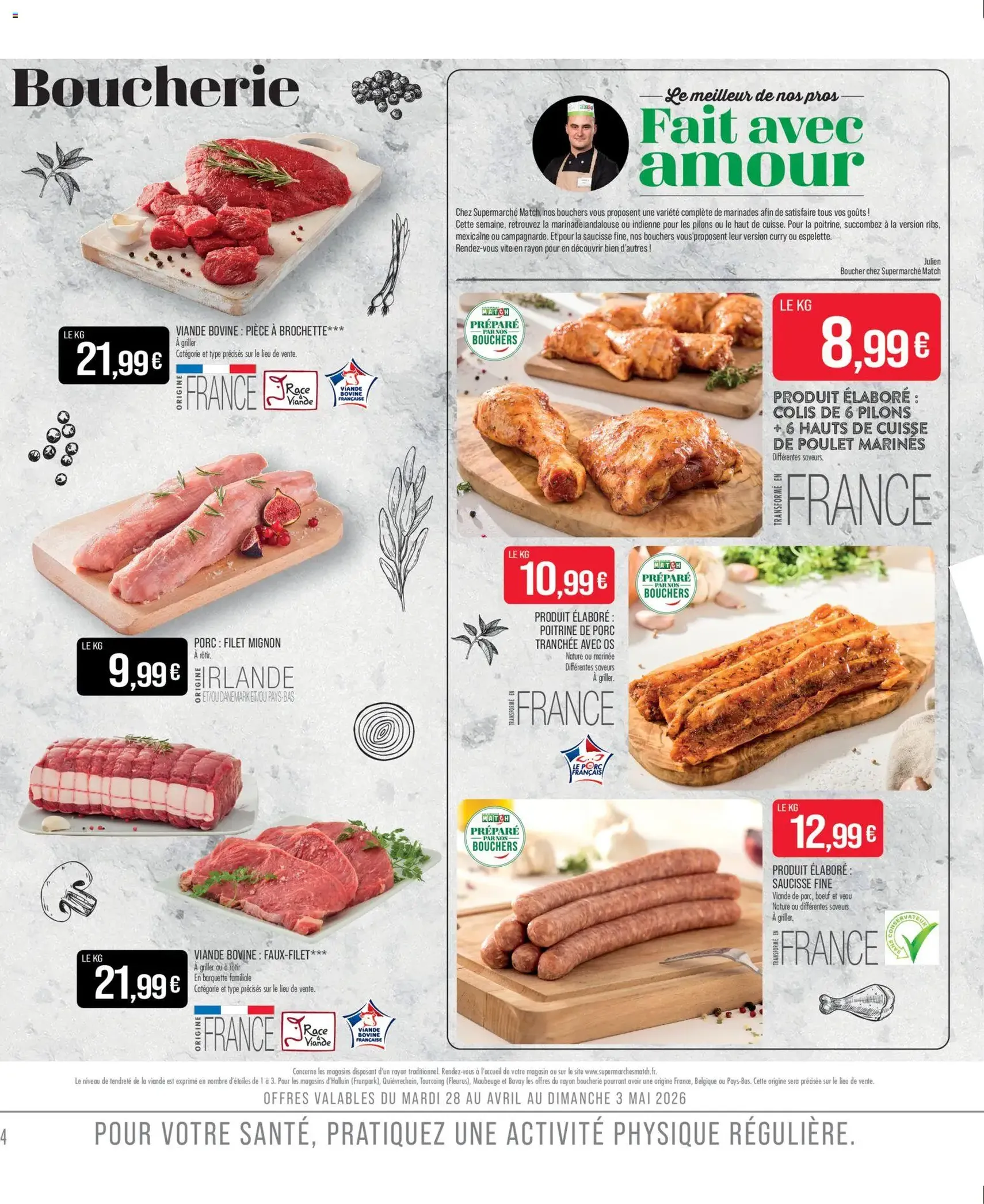 Match Supermarché catalogue - brochure valable à partir du 28/04/2026, page 4 sur 26