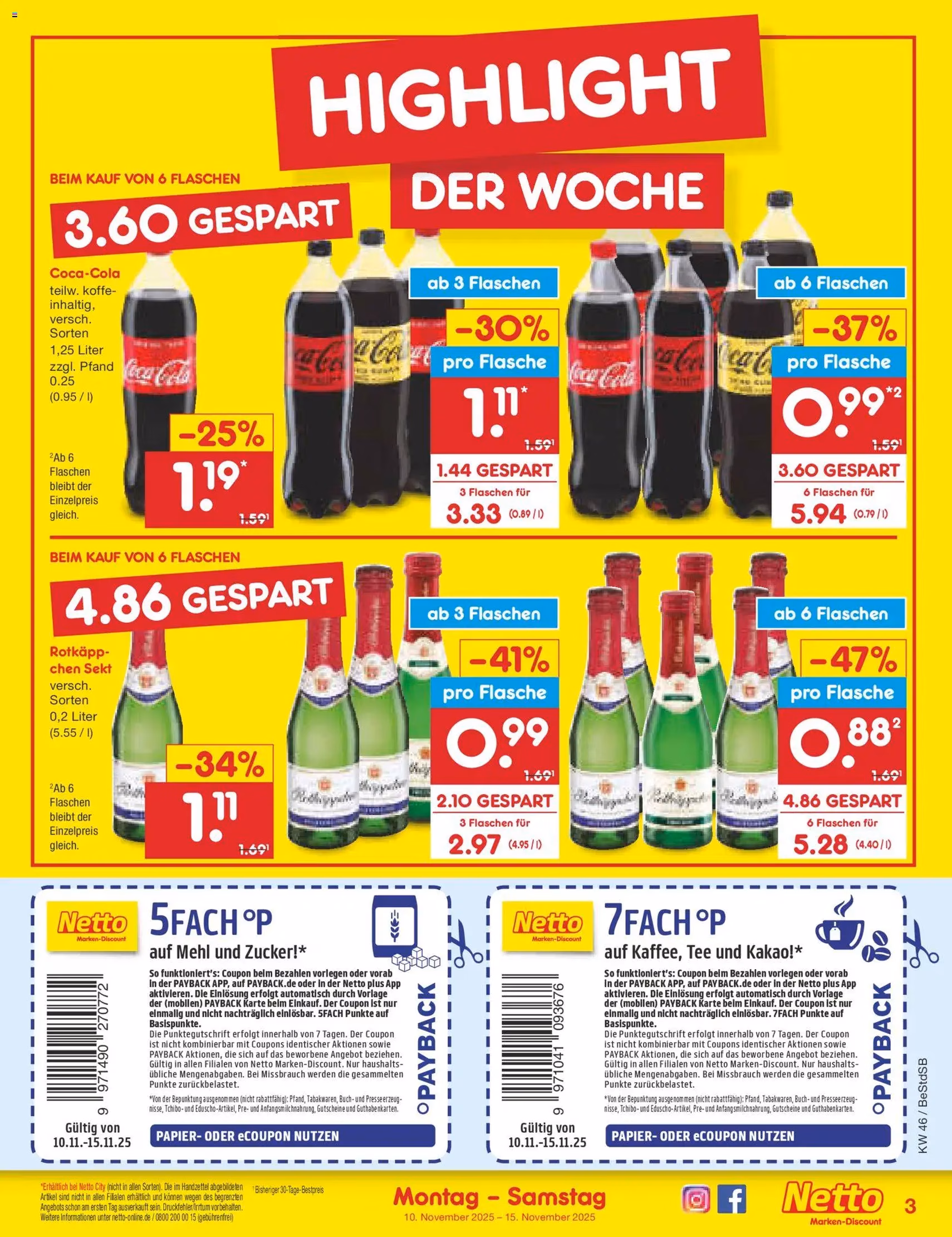 Netto Marken-Discount Prospekt - Gültiger Prospekt ab 10.11.2025, Seite 3 von insgesamt 63