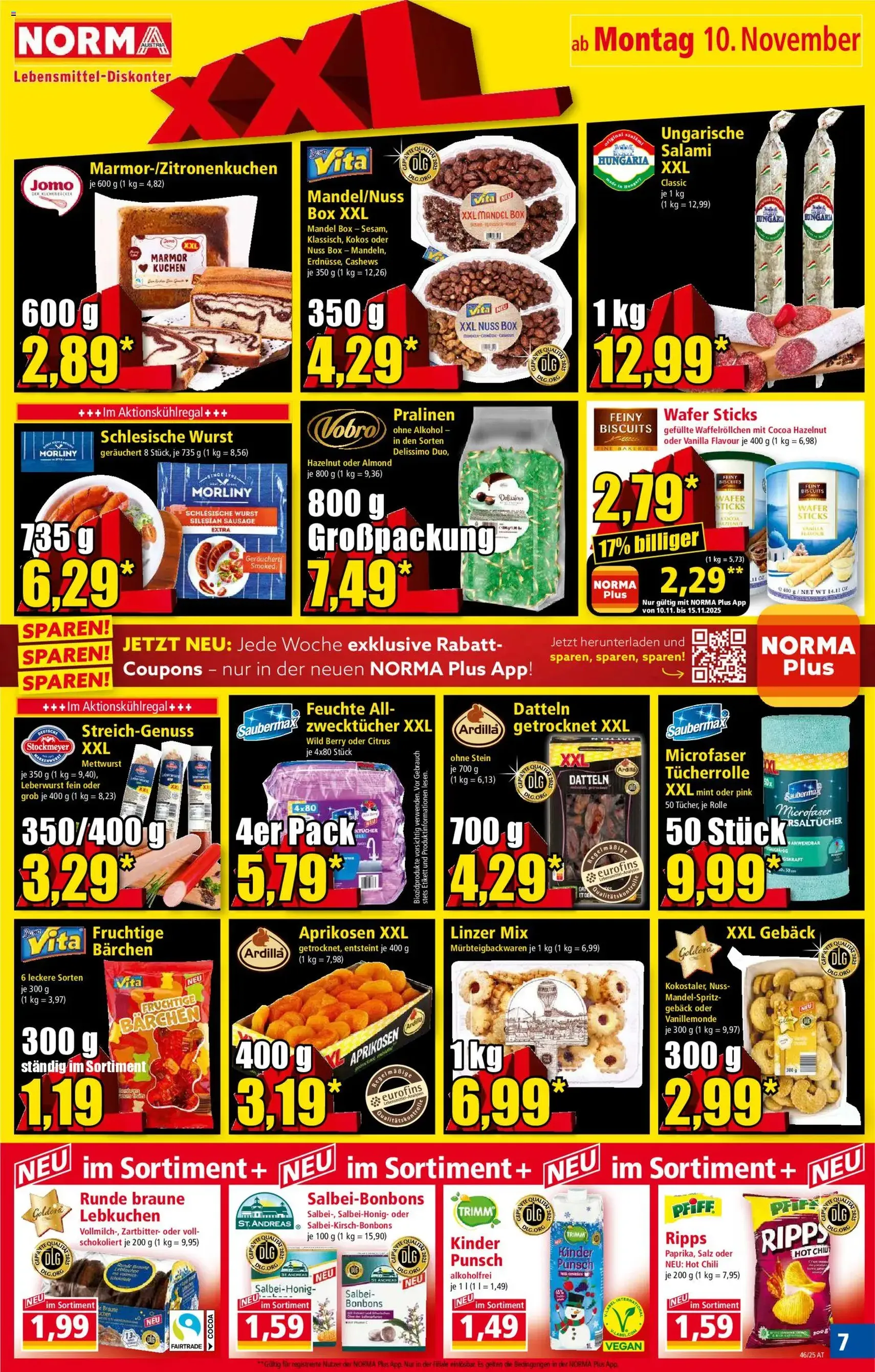 Norma Flugblatt - Gültiger Prospekt ab 10.11.2025, Seite 8 von insgesamt 19