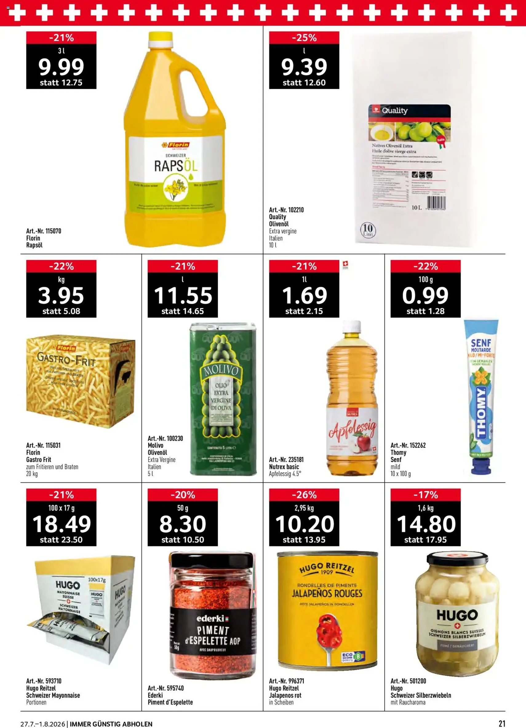 Prodega aktionen - Gültiger Prospekt ab 27.07.2026, Seite 21 von insgesamt 39