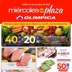 Vista previa del folleto Olímpica - Miércoles de plaza válido desde 01/10/2025