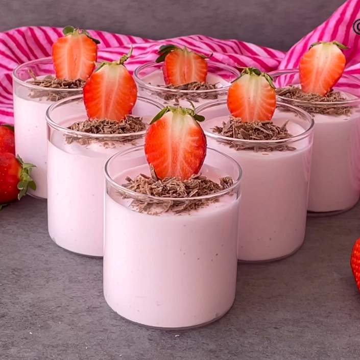Mousse di fragole ricetta