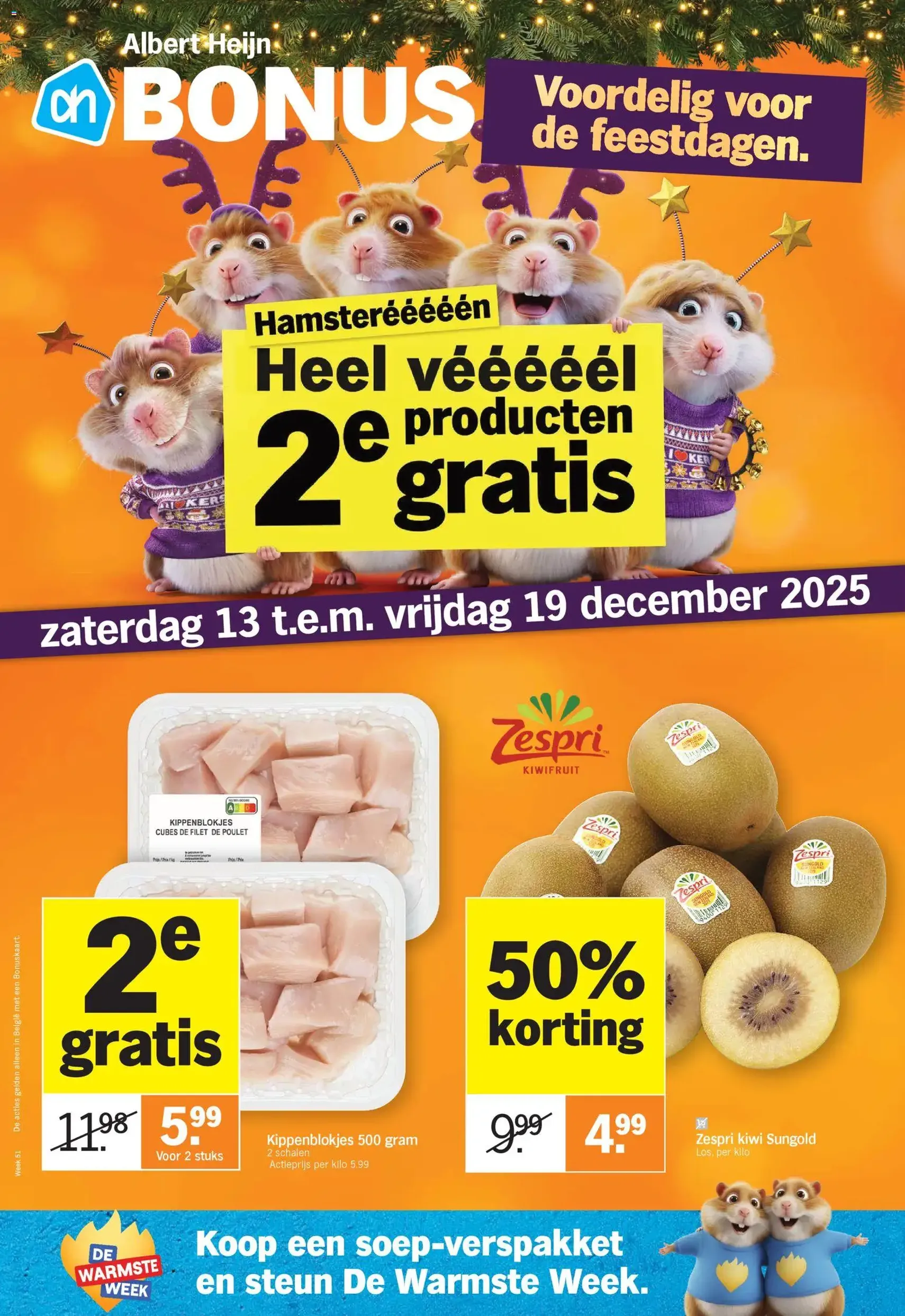 Albert Heijn folder week / de la semaine 51 - geldige folder vanaf 13/12/2025 pagina 1 van 14