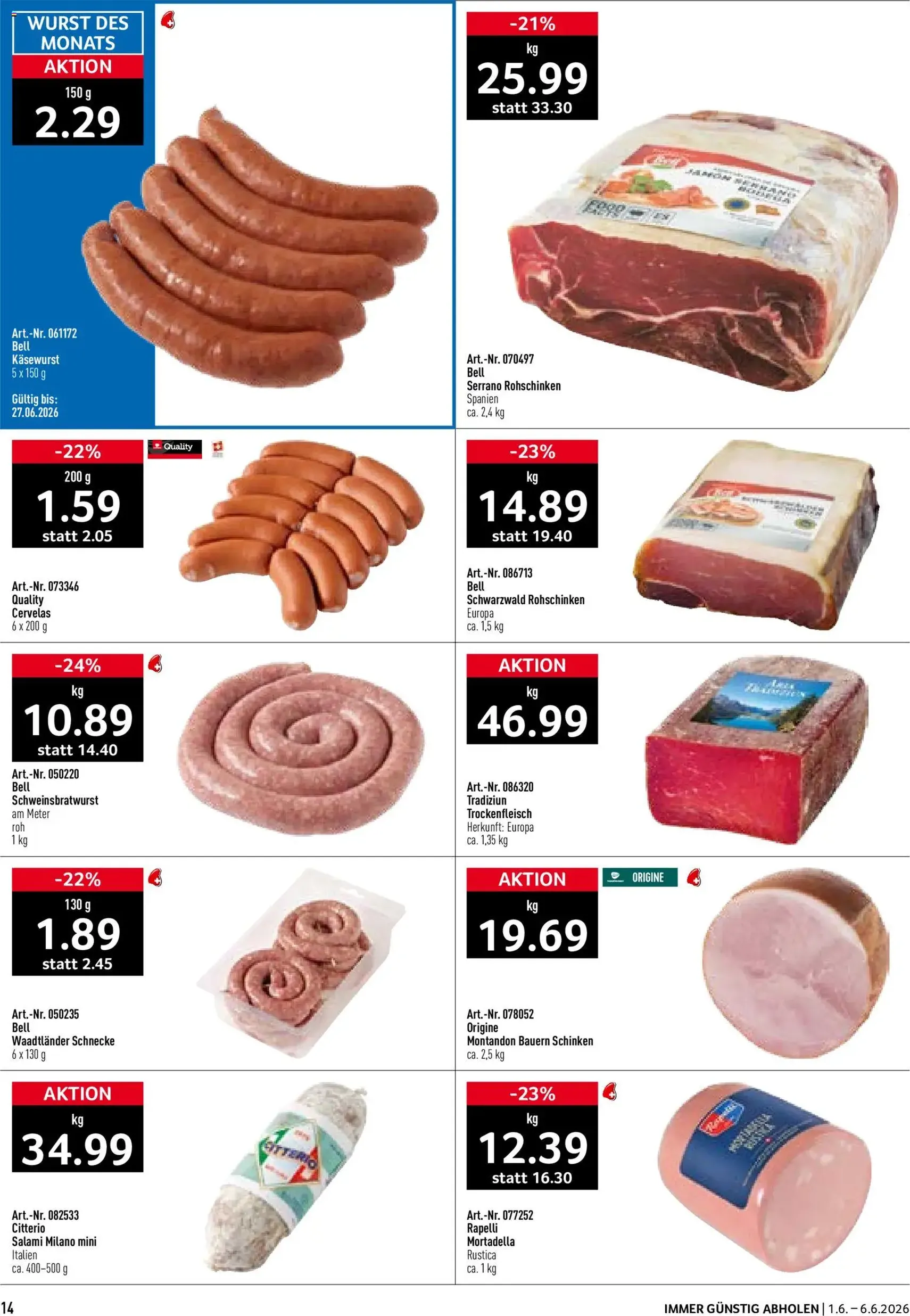 Prodega aktionen - Gültiger Prospekt ab 01.06.2026, Seite 14 von insgesamt 39