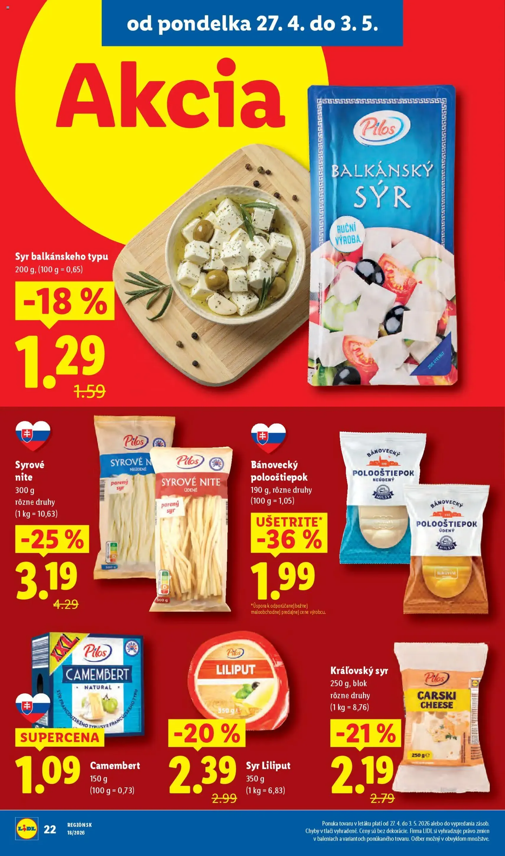 Lidl leták - platný leták od 27.04.2026 strana 24 z 91