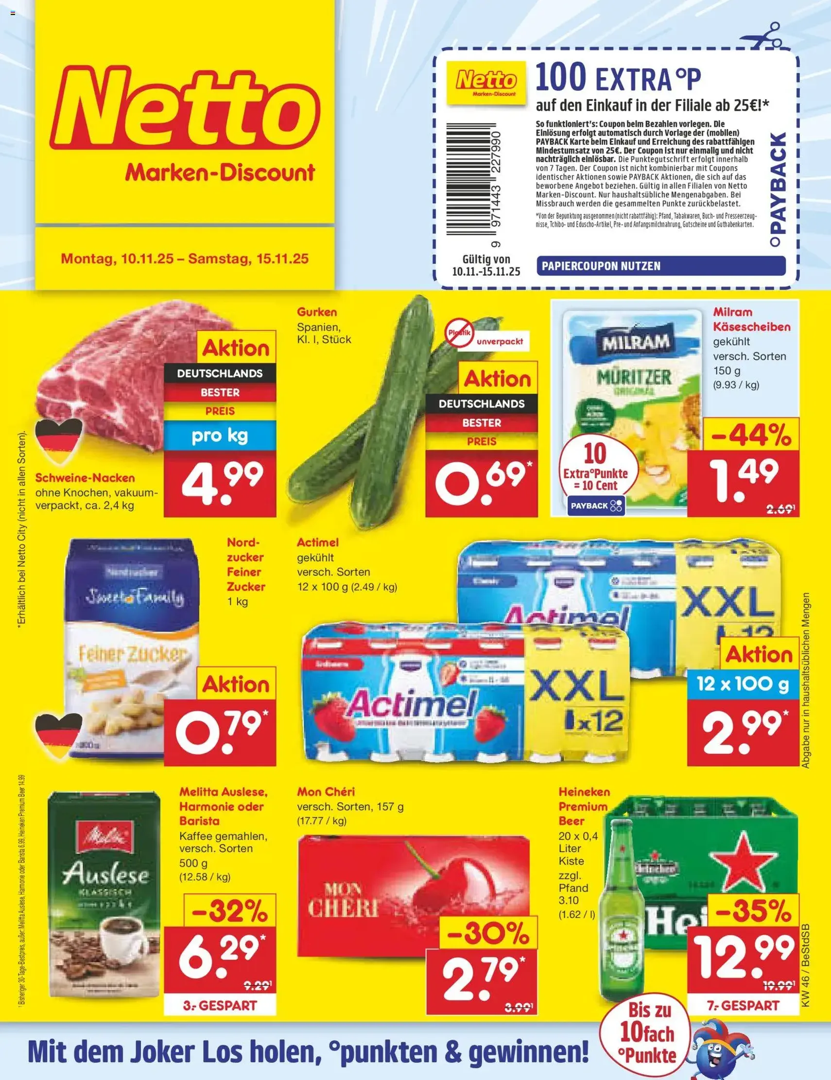 Netto Marken-Discount Prospekt - Gültiger Prospekt ab 10.11.2025, Seite 1 von insgesamt 63