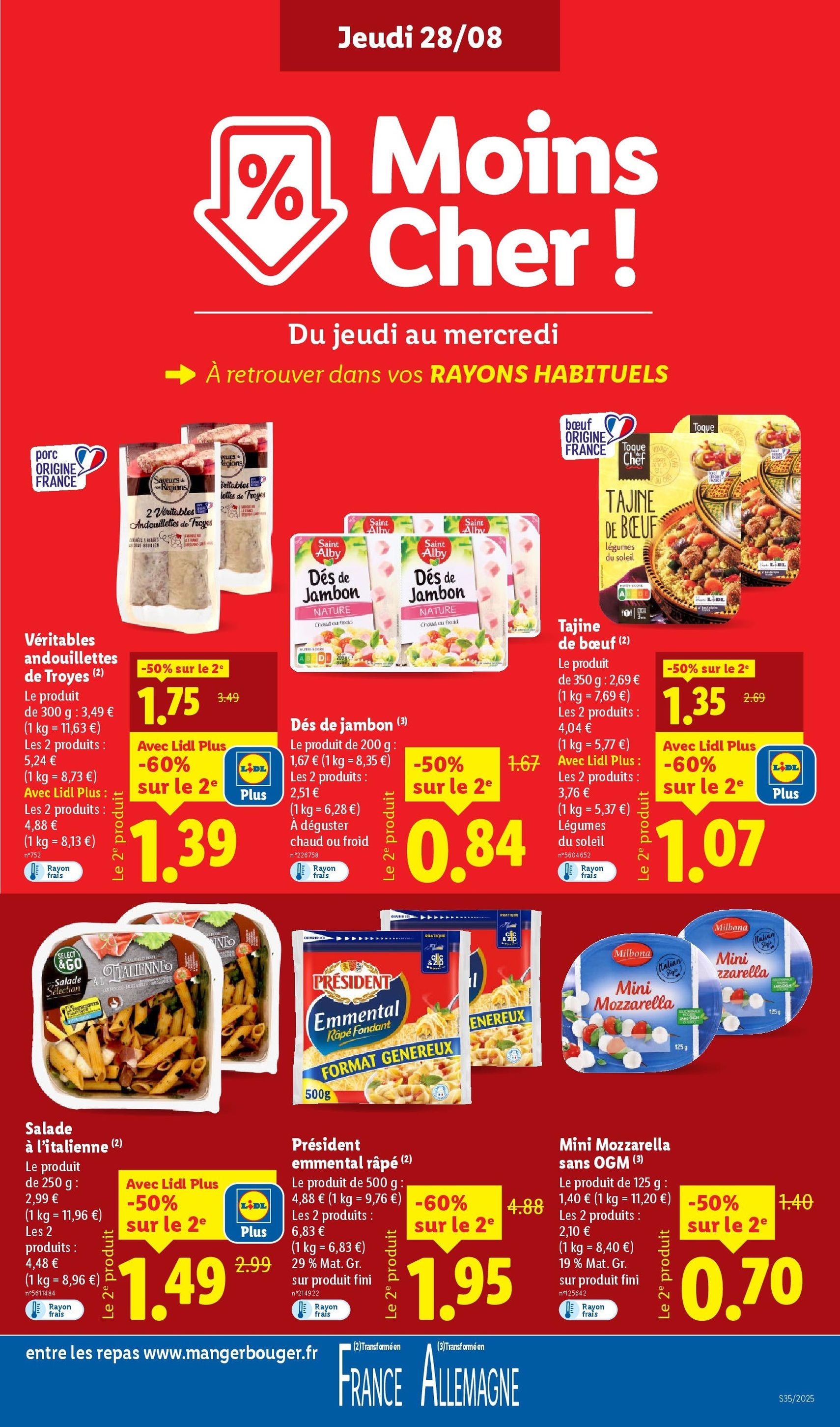 LIDL catalogue semaine 35 - brochure valable à partir du 28/08/2025, page 9 sur 73 LIDL catalogue semaine 35 - brochure valable à partir du 28/08/2025, page 9 sur 73