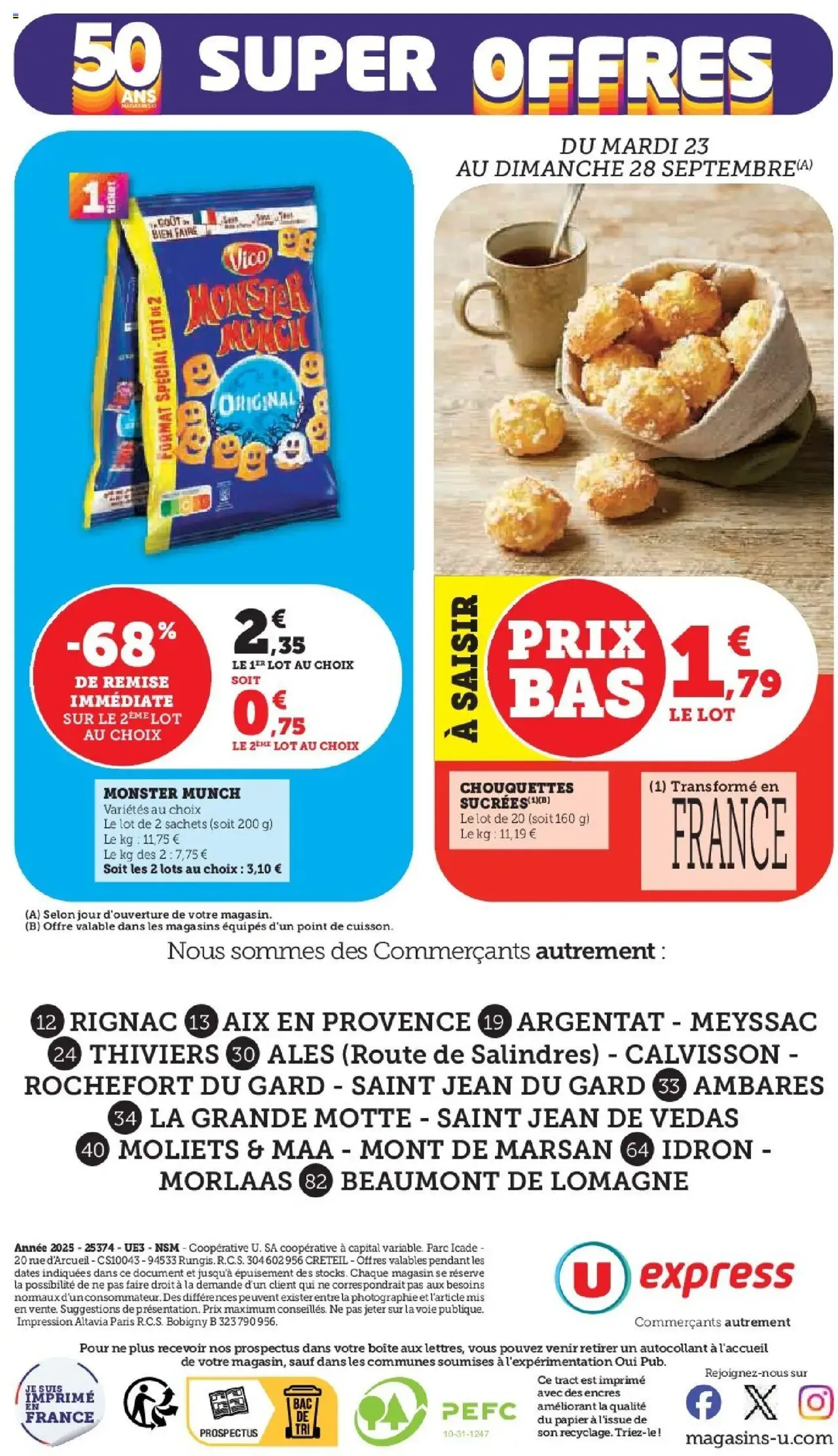 U Express catalogue - brochure valable à partir du 23/09/2025, page 32 sur 32
