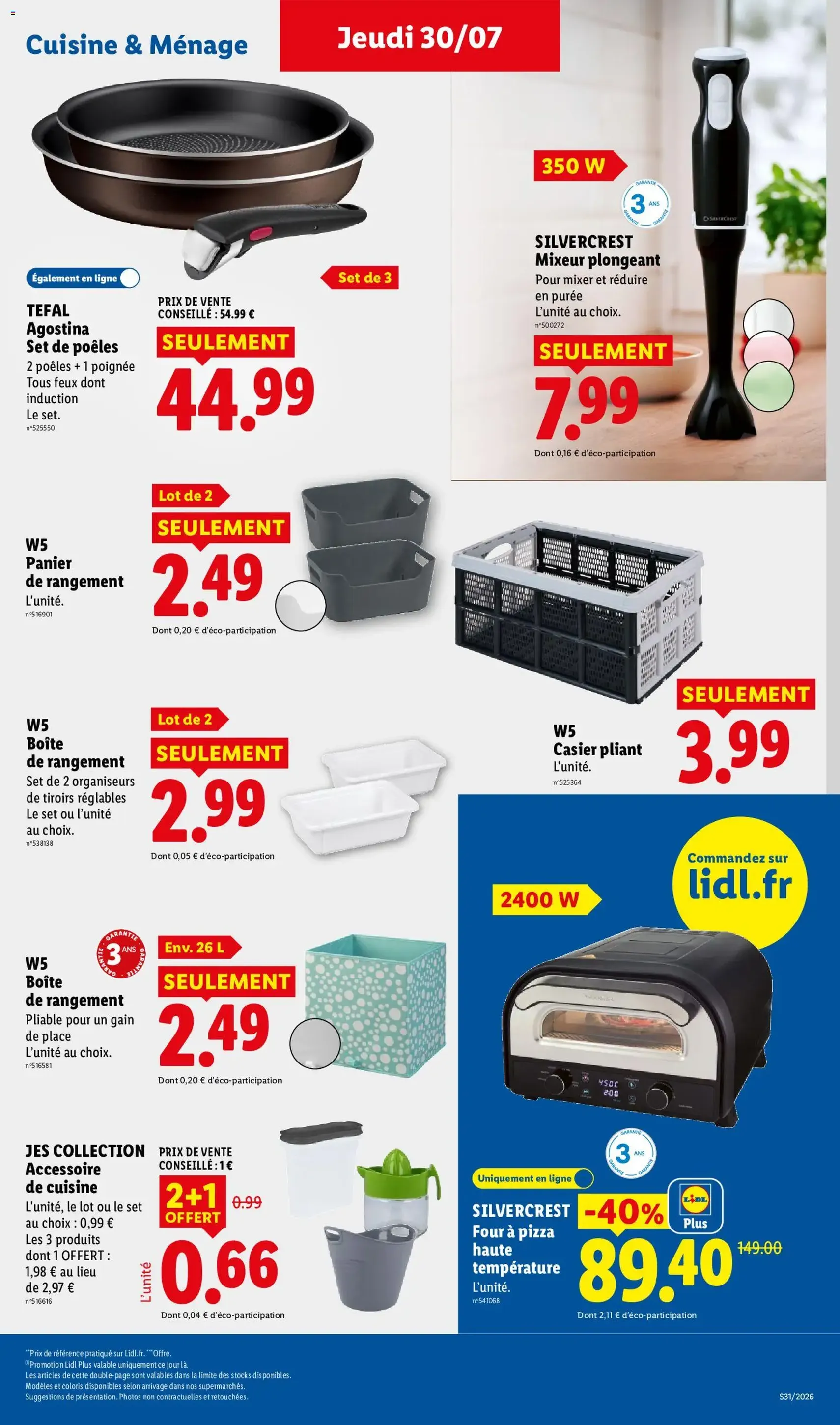 LIDL catalogue - brochure valable à partir du 30/07/2026, page 33 sur 59