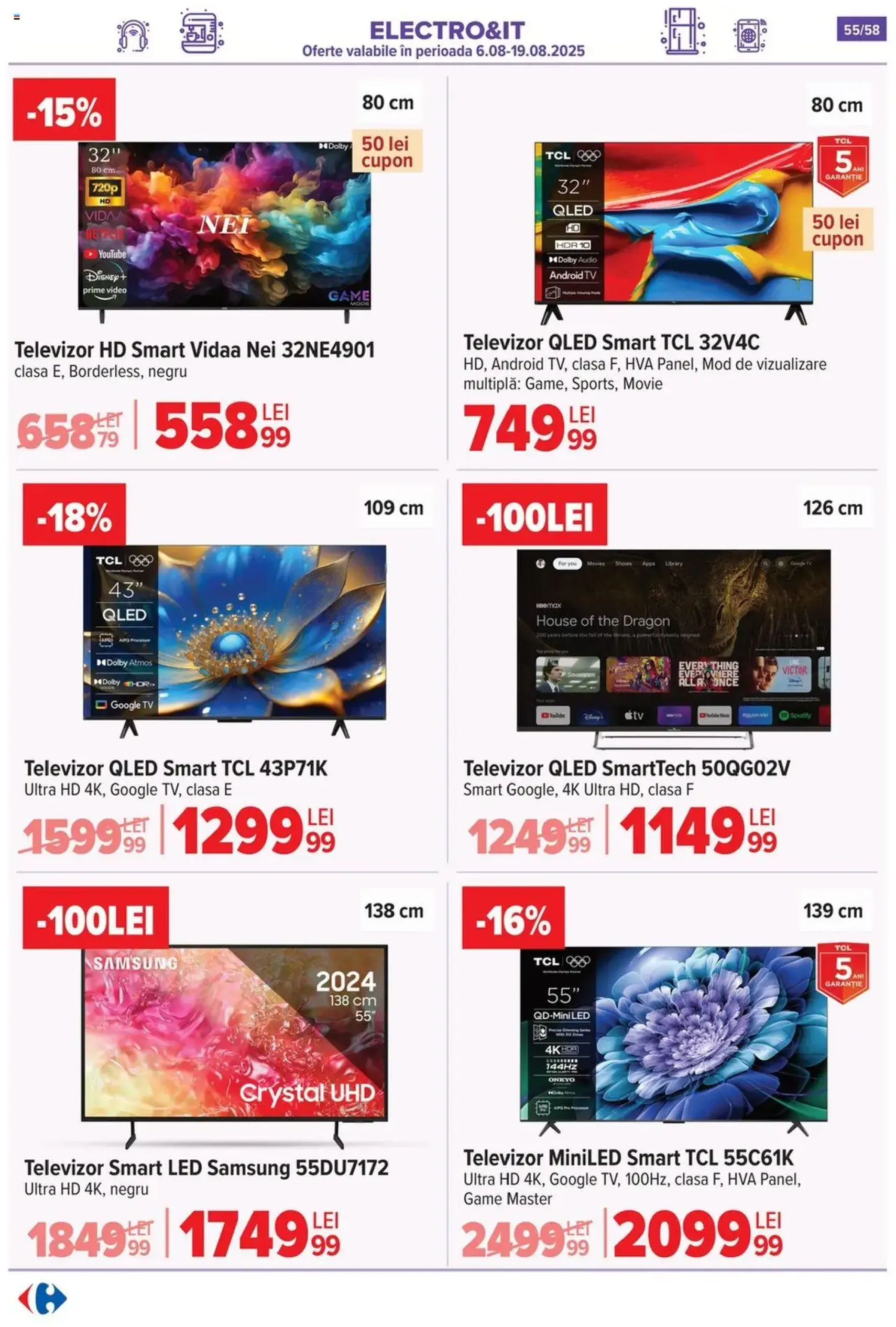 Catalog Carrefour - cataloage valabile începând cu 06.08.2025 pagina 56 din 59 Catalog Carrefour - cataloage valabile începând cu 06.08.2025 pagina 56 din 59