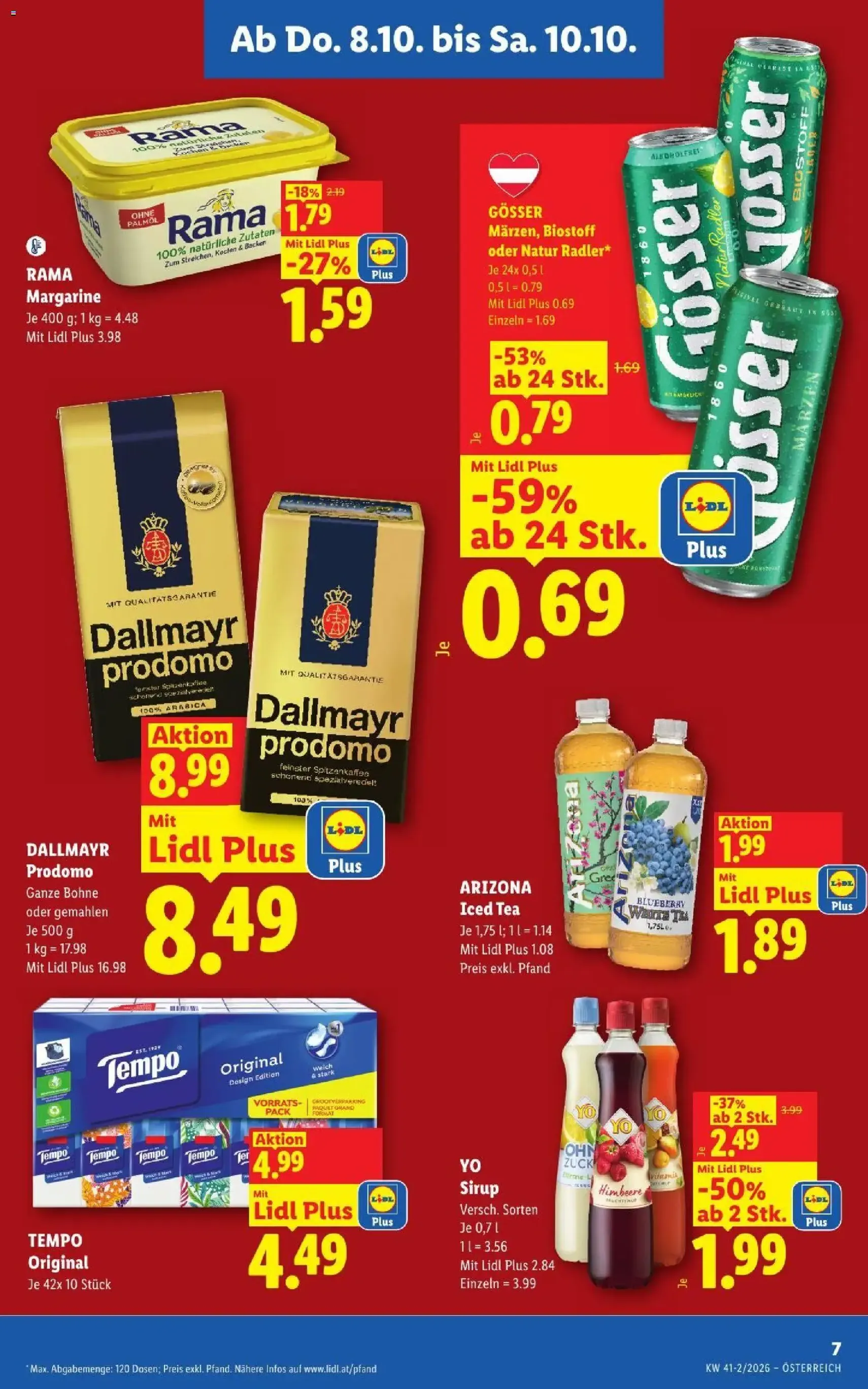 Lidl Flugblatt - Gültiger Prospekt ab 08.10.2026, Seite 9 von insgesamt 56