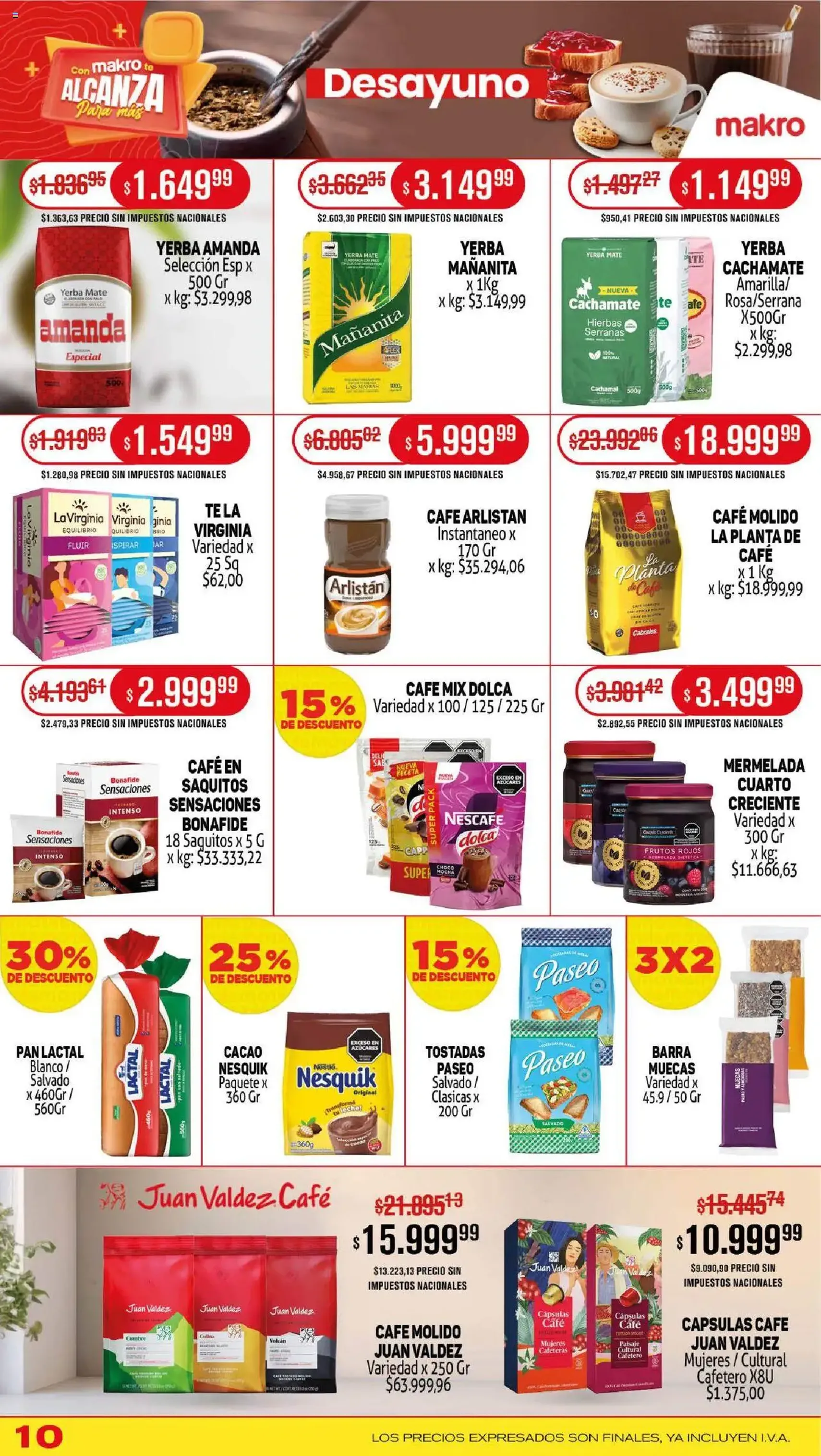 Makro ofertas - folleto válido desde 25/09/2025 página 10 de 20