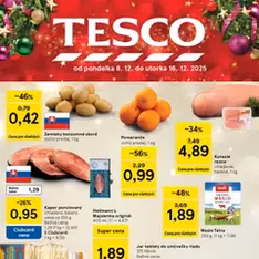 Tesco Hypermarket - leták - náhľad letáku platný od 08.12.2025