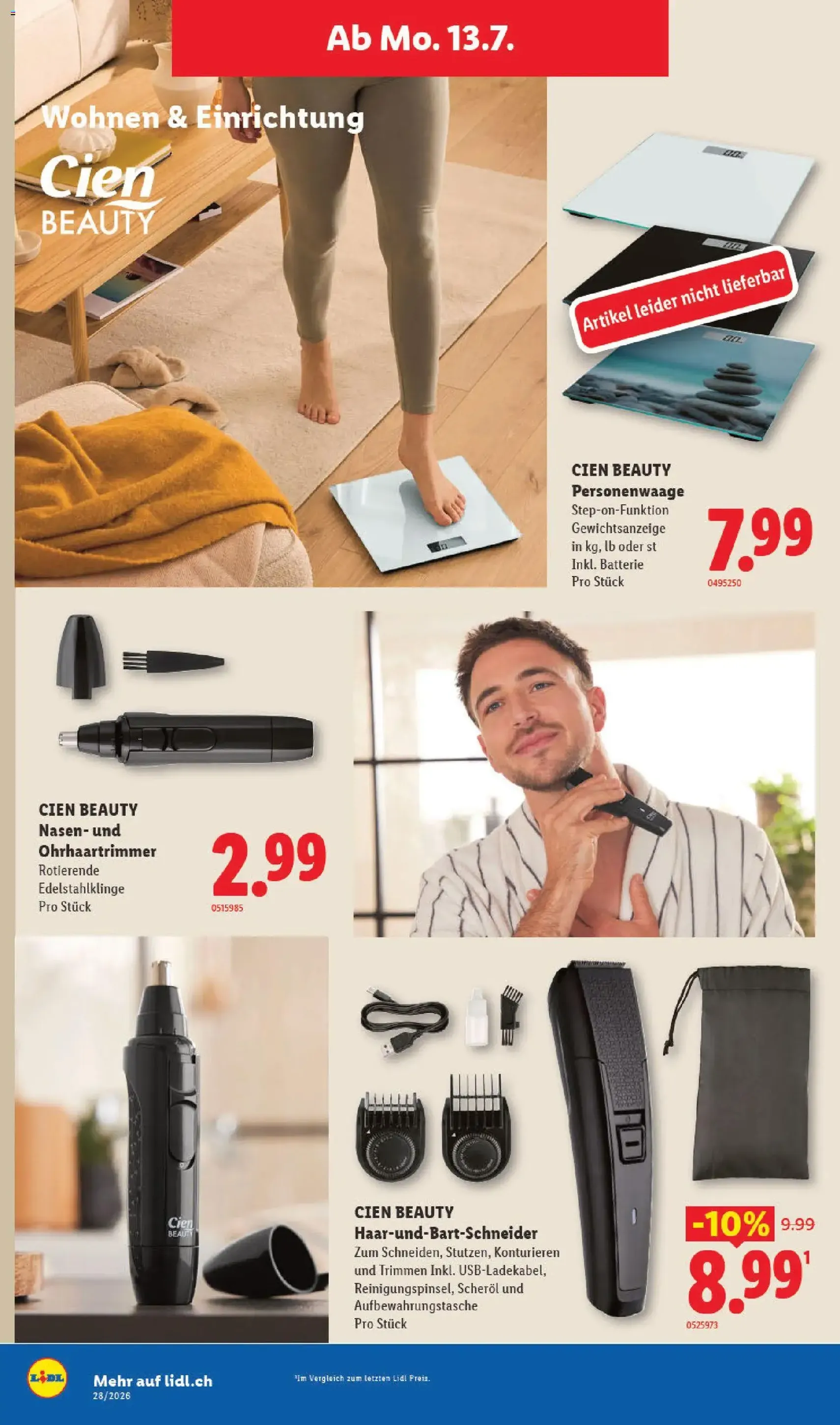 Lidl aktionen - Gültiger Prospekt ab 09.07.2026, Seite 34 von insgesamt 36