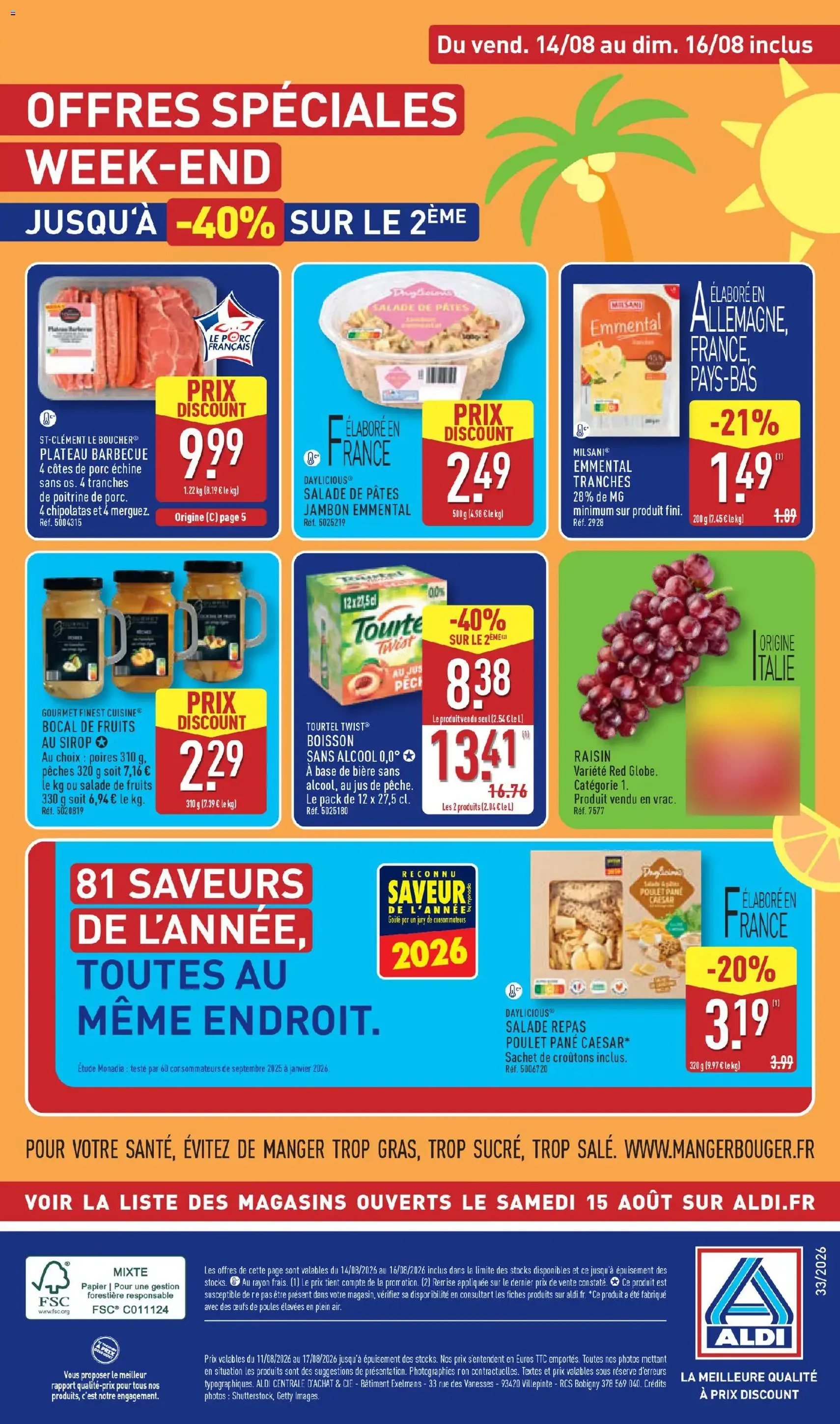 Aldi catalogue - brochure valable à partir du 11/08/2026, page 45 sur 46