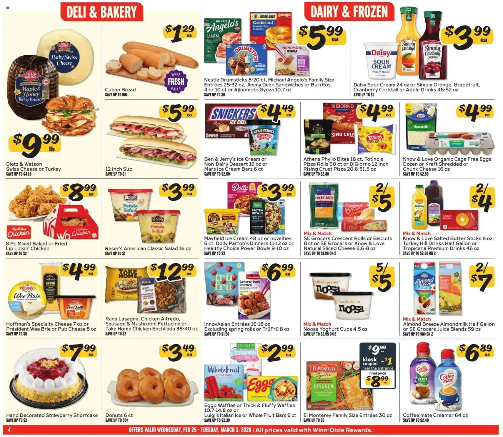 Winn Dixie Weekly Ad - valid flyer from 02/25/2026, page 4 of 12