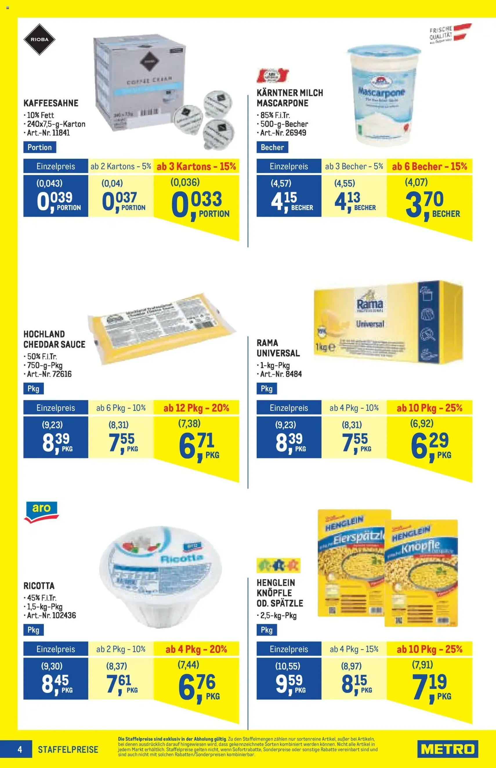Metro angebote Profi - Gültiger Prospekt ab 27.11.2025, Seite 4 von insgesamt 64