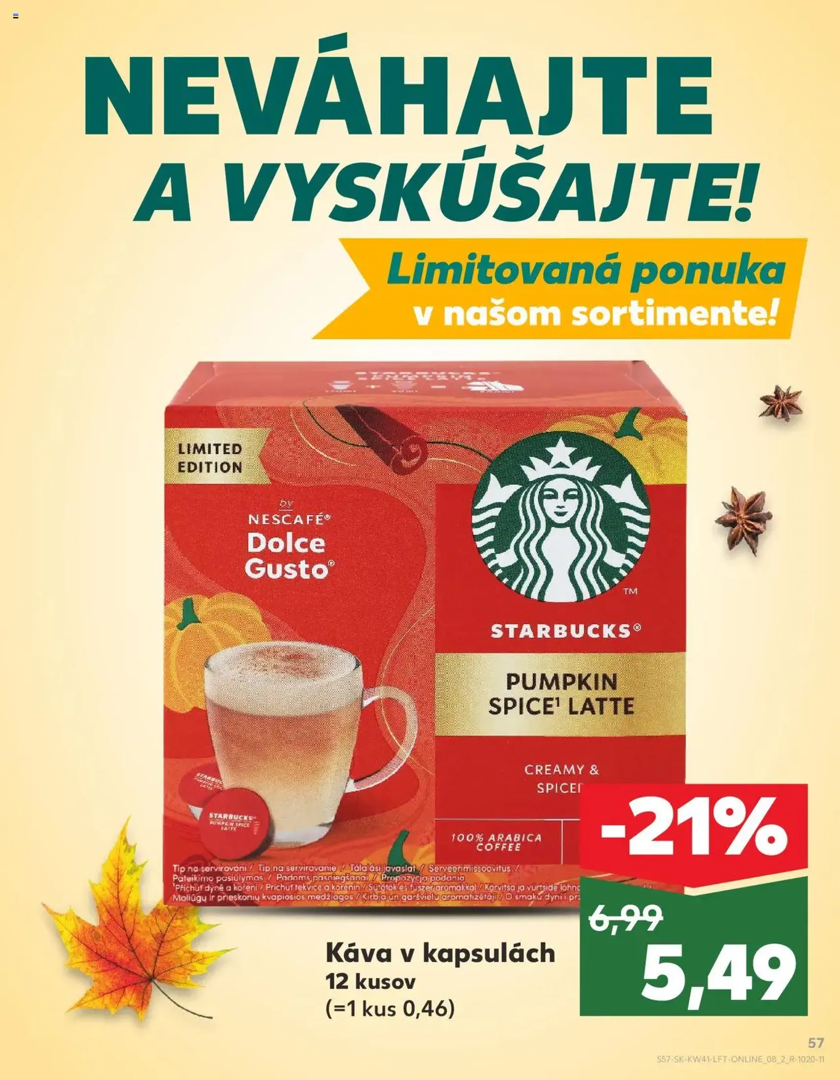 Kaufland Bratislava-Avion - platný leták od 09.10.2025 strana 57 z 80