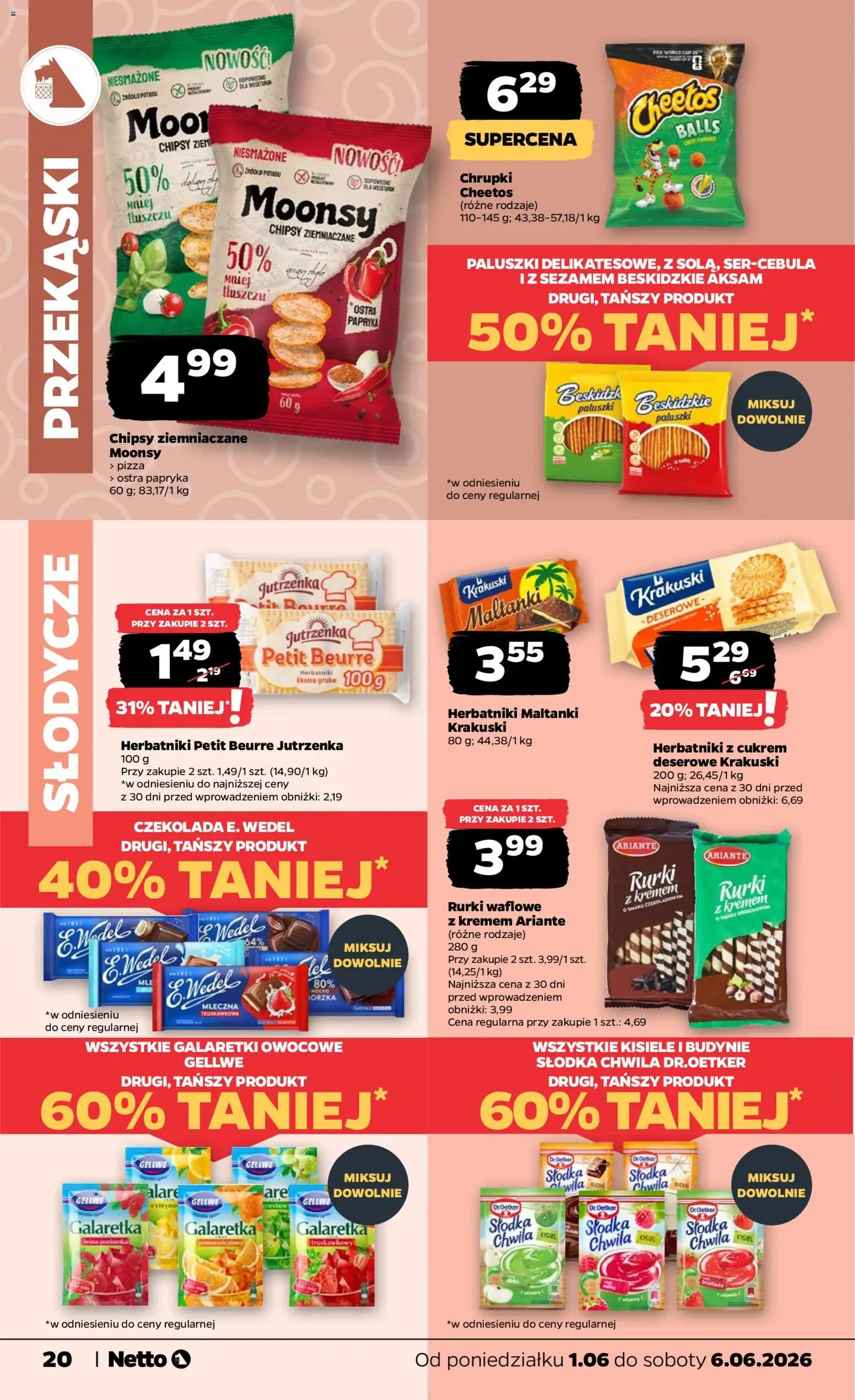 Netto gazetka od poniedziałku spożywcza - ważny gazetka od 01.06.2026 strona 20 z 33
