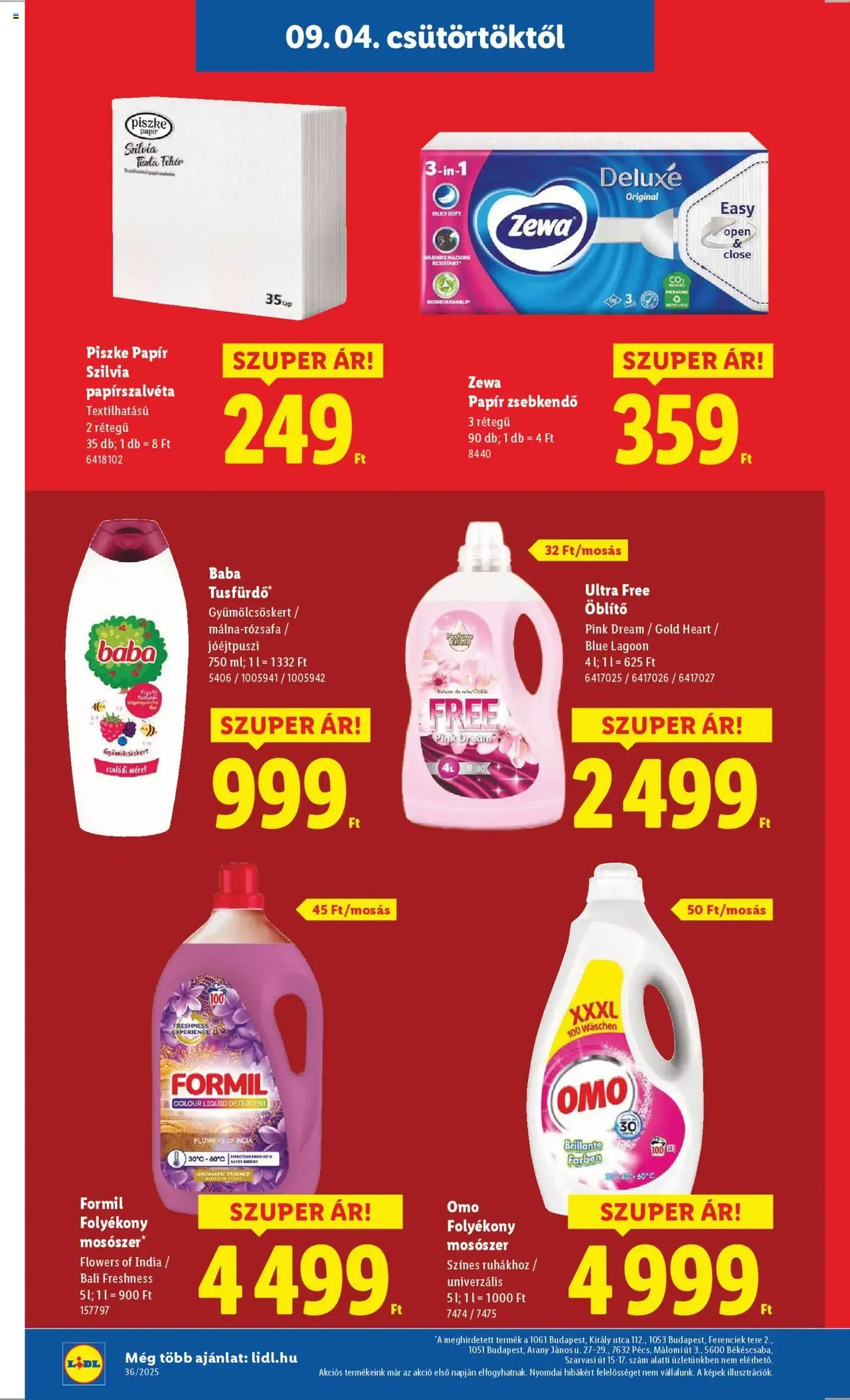 Lidl Akciós újság - 2025.09.04. érvényes szórólap 28 oldal 70 oldalból Lidl Akciós újság - 2025.09.04. érvényes szórólap 28 oldal 70 oldalból