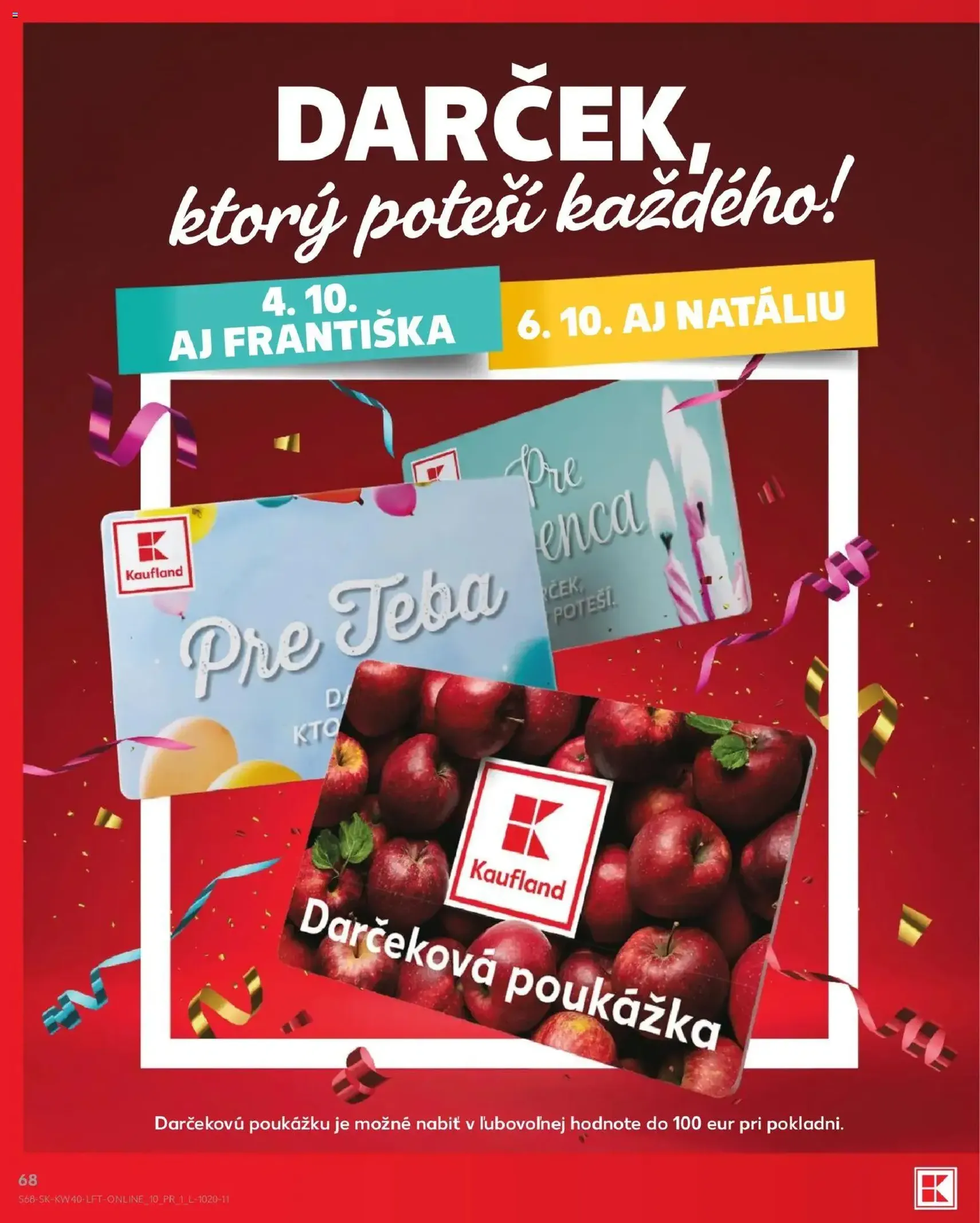 Kaufland leták - platný leták od 01.10.2026 strana 68 z 76