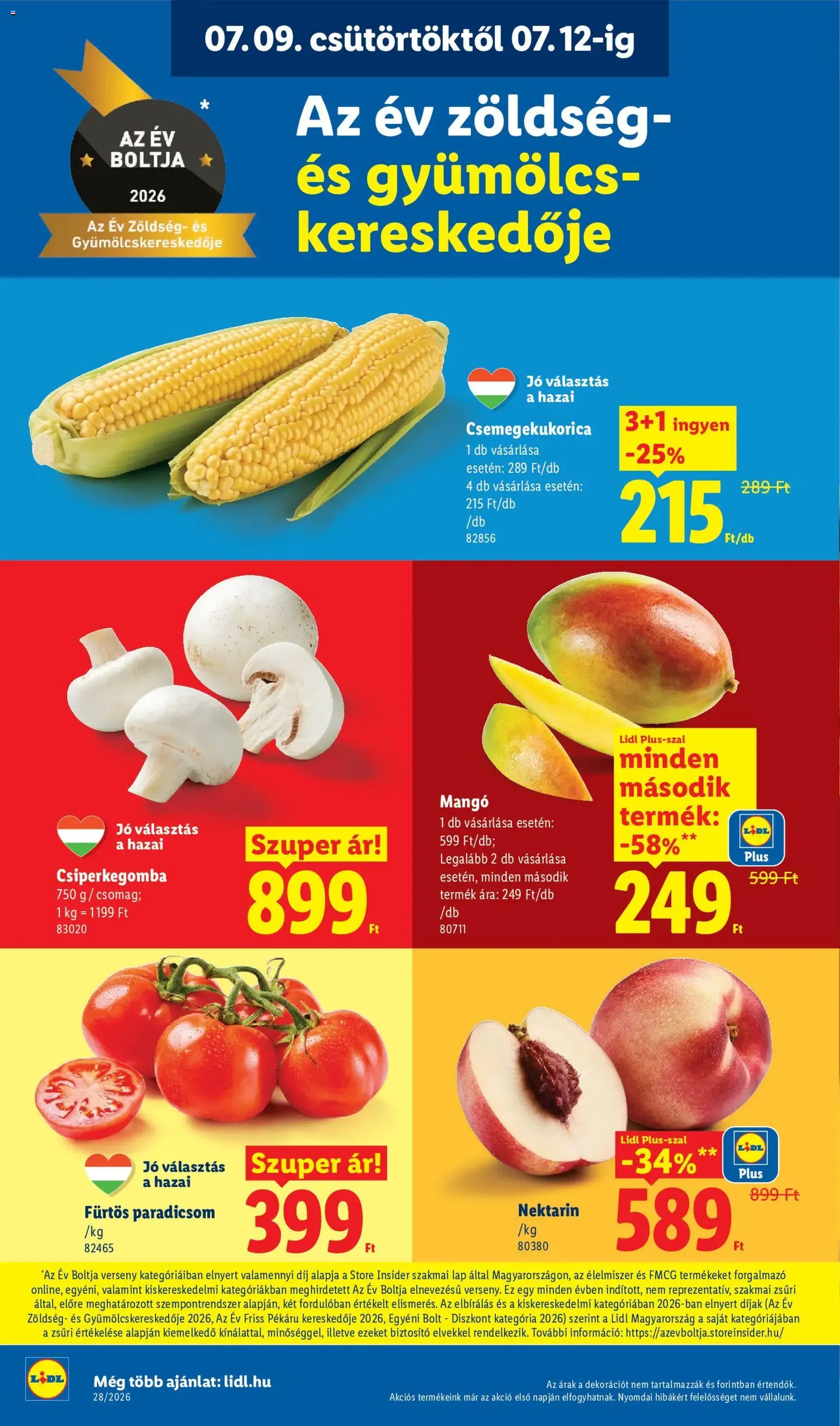 Lidl akciós újság - 2026.07.09. érvényes szórólap 6 oldal 80 oldalból