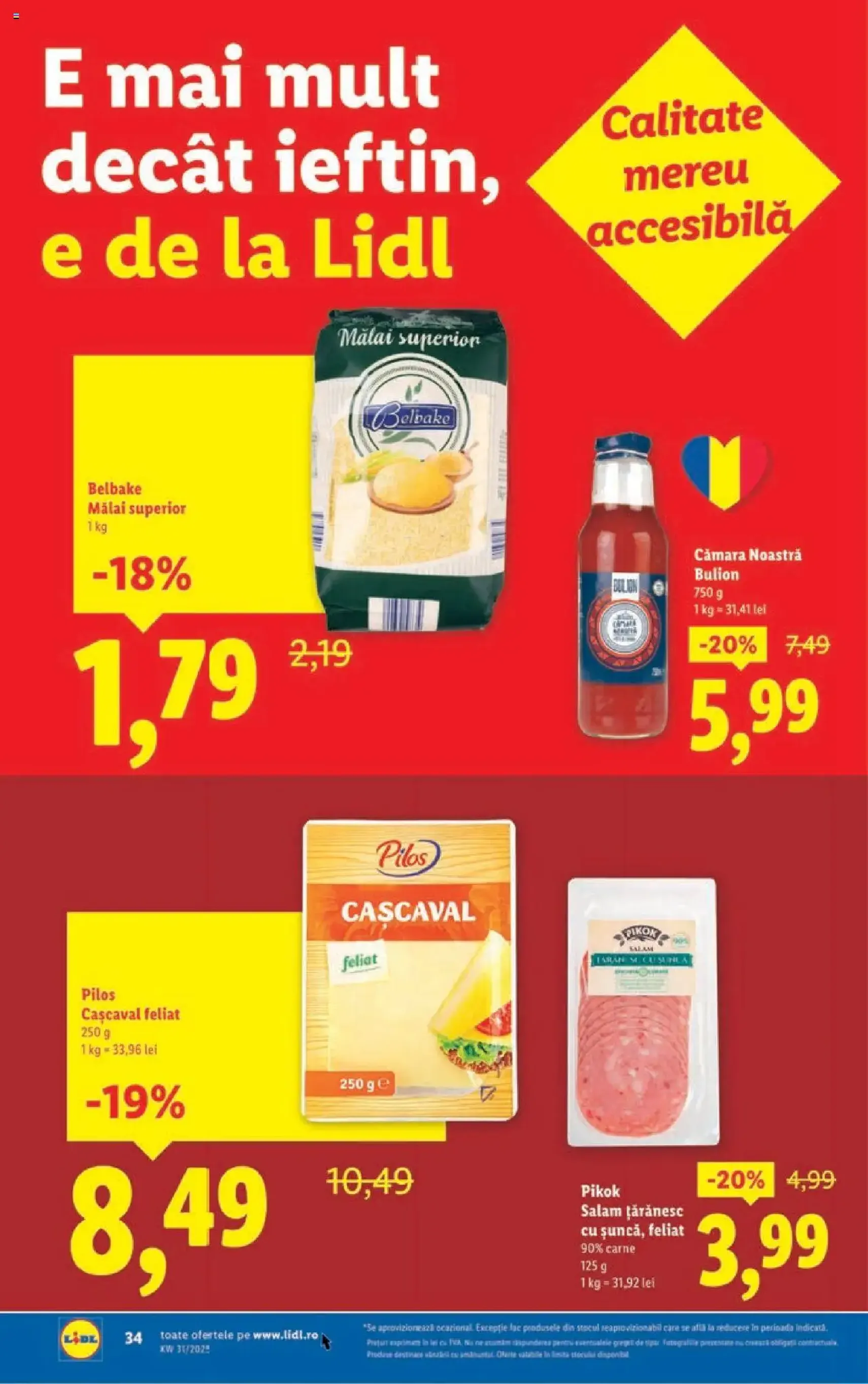 Catalog Lidl - cataloage valabile începând cu 28.07.2025 pagina 34 din 40 Catalog Lidl - cataloage valabile începând cu 28.07.2025 pagina 34 din 40