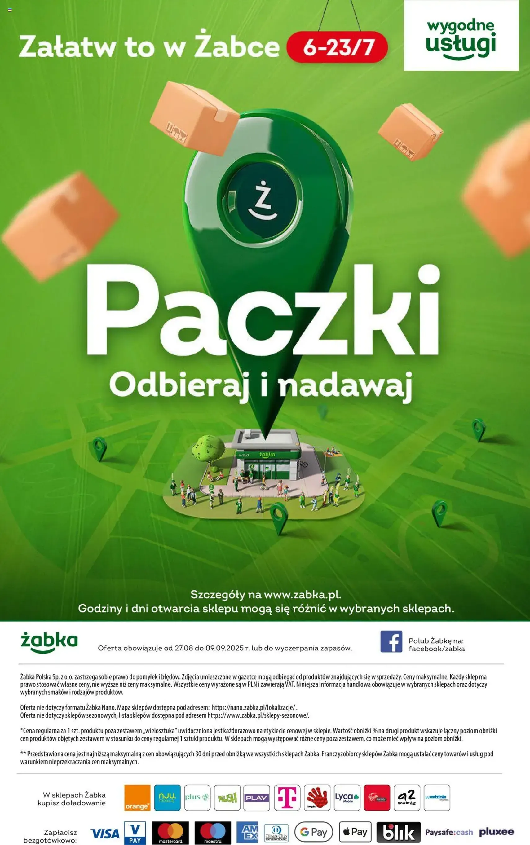 Żabka Gazetka - ważny gazetka od 27.08.2025 strona 78 z 78 Żabka Gazetka - ważny gazetka od 27.08.2025 strona 78 z 78