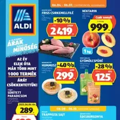 Aldi akciós újság - szórólap előnézete érvényes 2026.06.04. -tól