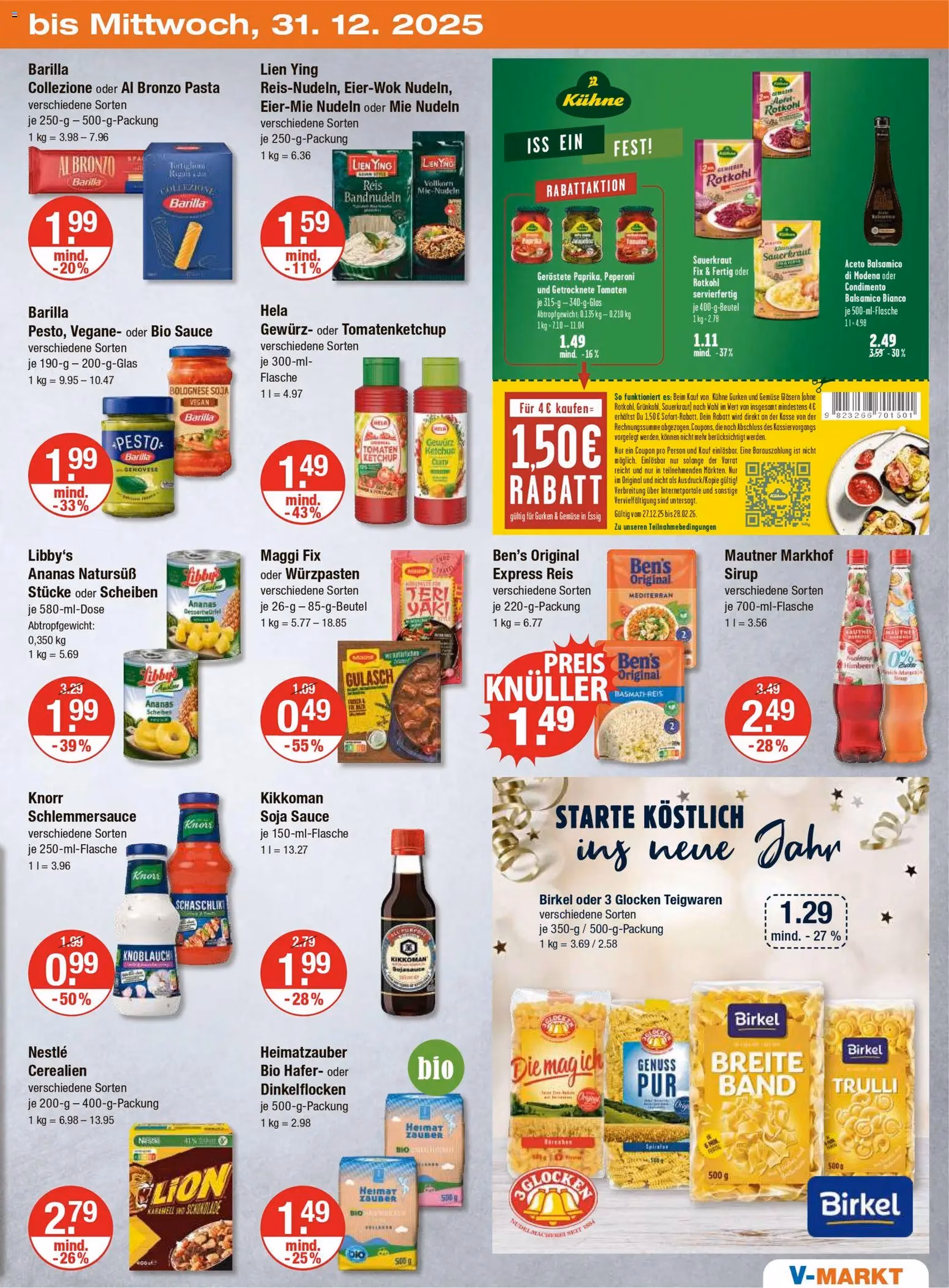 V-Markt - Hallertau / Oberpfalz - Gültiger Prospekt ab 27.12.2025, Seite 7 von insgesamt 26