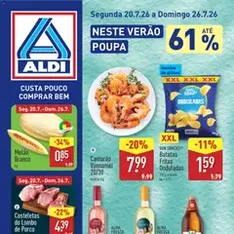 Aldi folheto - pré-visualização do folheto, válido a partir de 20/07/2026