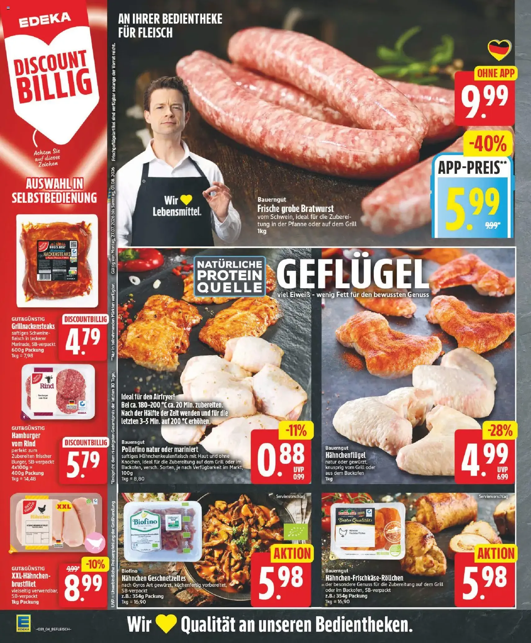 Edeka Prospekt - Gültiger Prospekt ab 27.07.2026, Seite 4 von insgesamt 28