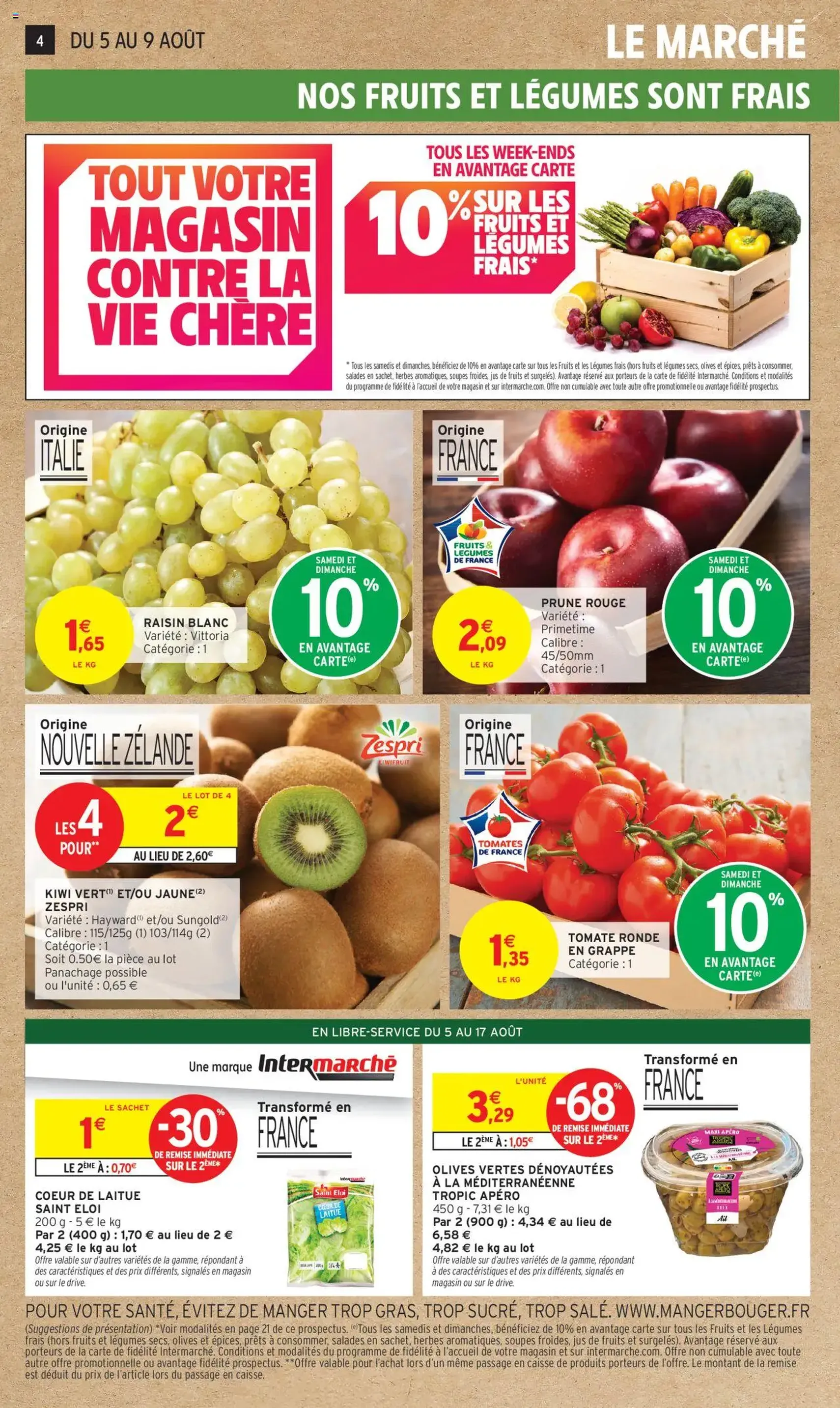 Intermarché catalogue semaine 31 - brochure valable à partir du 05/08/2025, page 4 sur 32 Intermarché catalogue semaine 31 - brochure valable à partir du 05/08/2025, page 4 sur 32