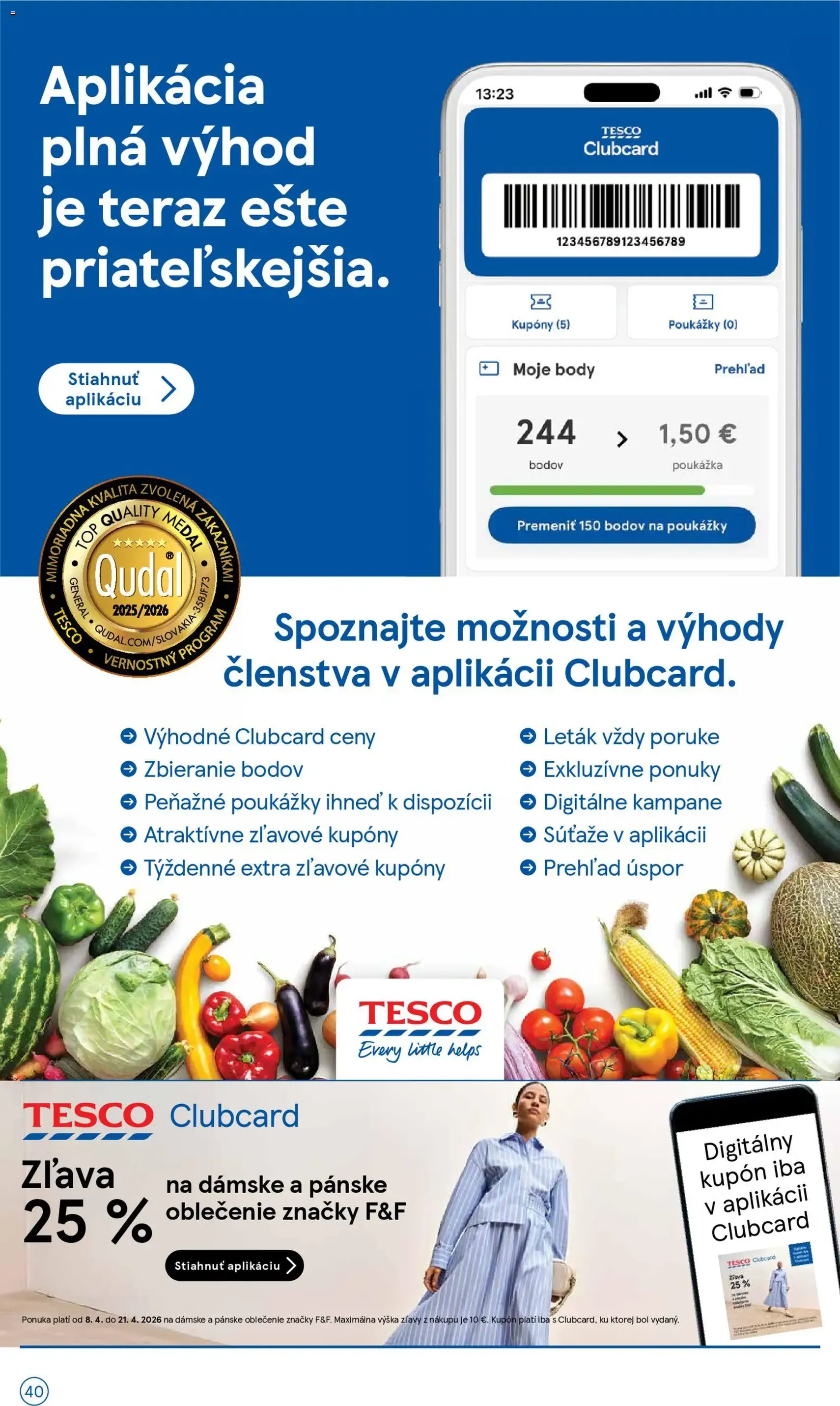Tesco Hypermarket - leták - platný leták od 08.04.2026 strana 40 z 43