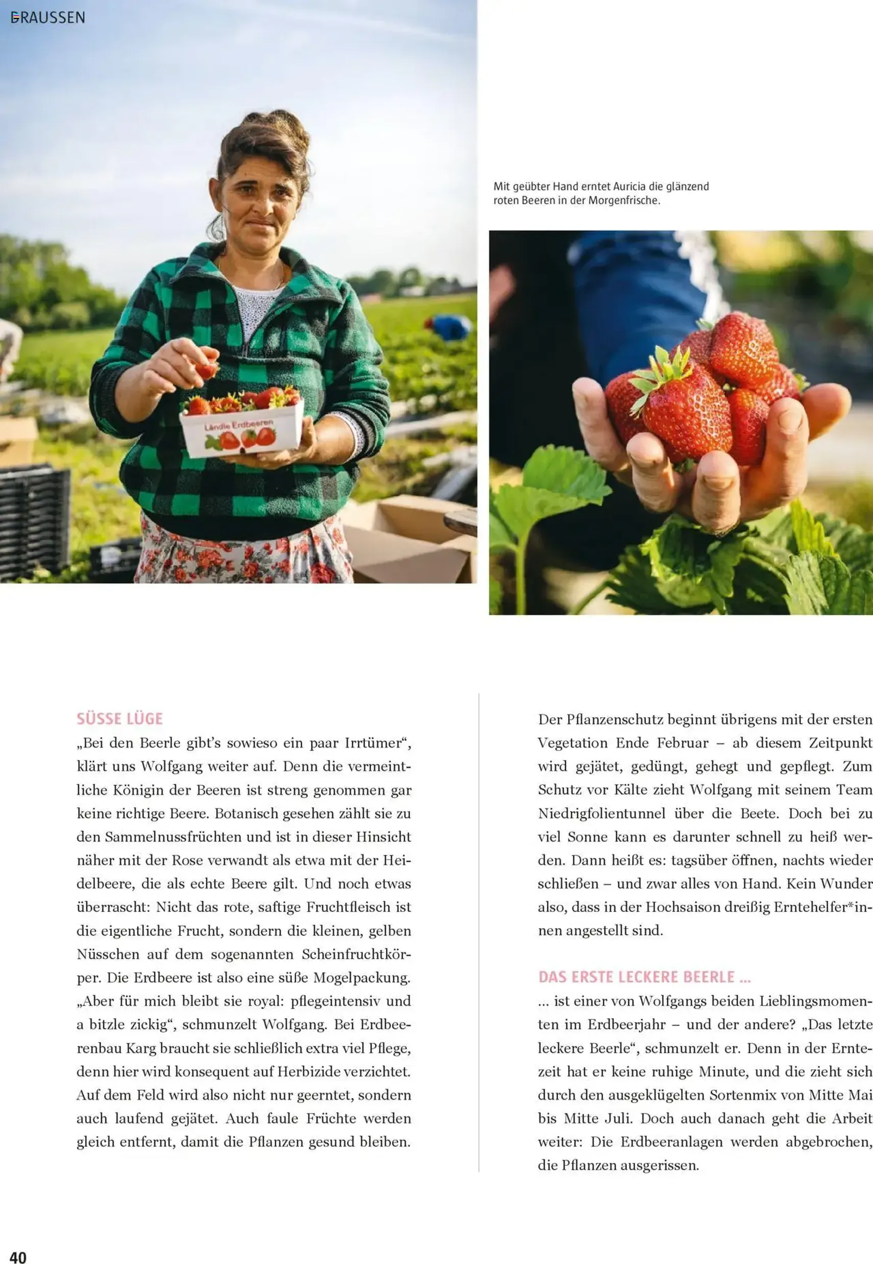 Sutterlüty B’sundrig Magazine - Gültiger Prospekt ab 18.06.2025, Seite 40 von insgesamt 116 Sutterlüty B’sundrig Magazine - Gültiger Prospekt ab 18.06.2025, Seite 40 von insgesamt 116