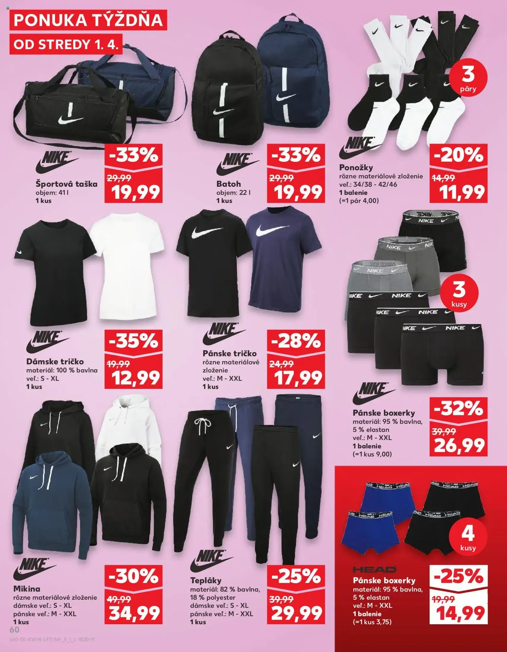 Kaufland leták - platný leták od 01.04.2026 strana 60 z 72