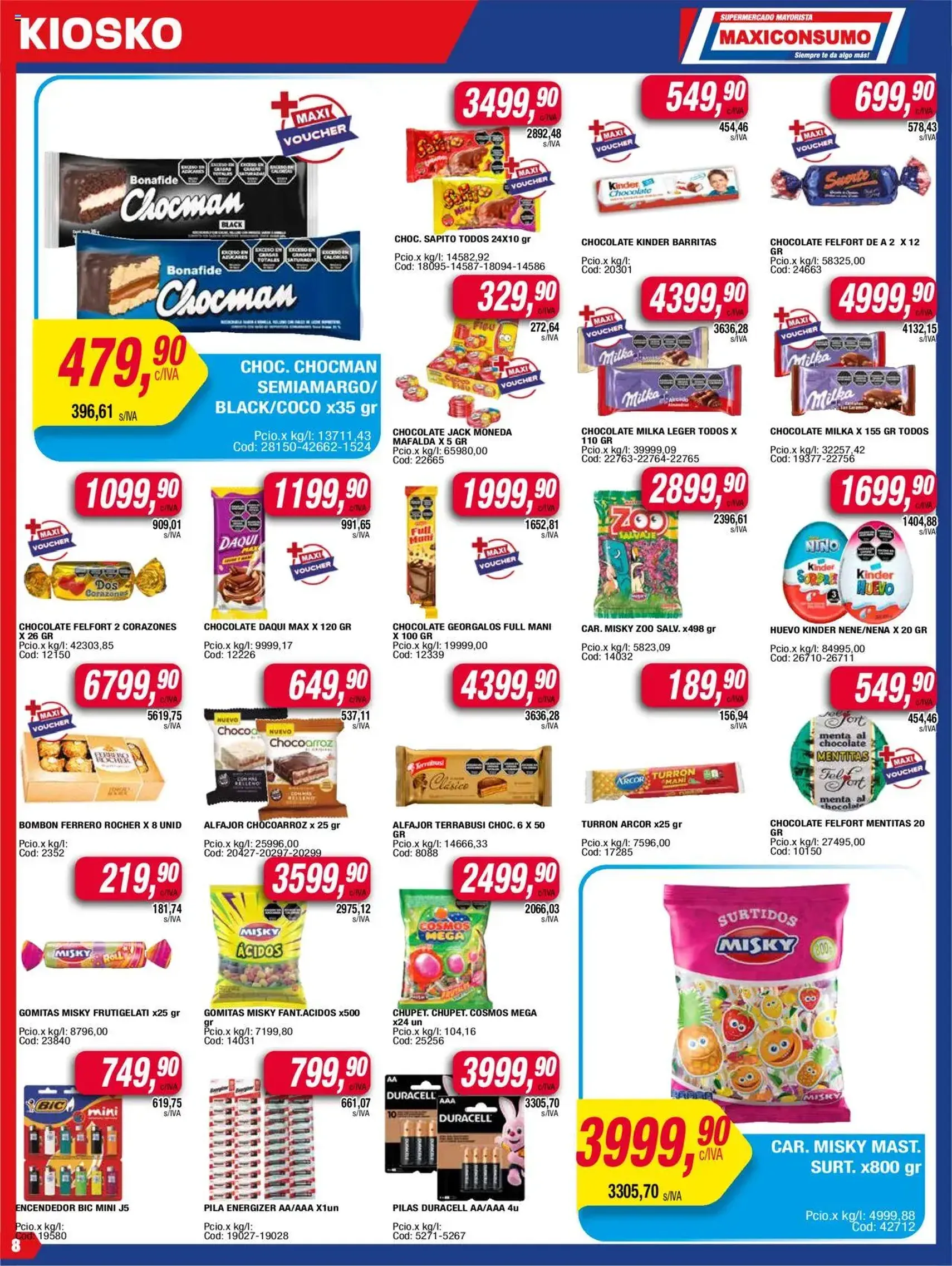 Maxiconsumo ofertas - folleto válido desde 11/08/2025 página 8 de 28 Maxiconsumo ofertas - folleto válido desde 11/08/2025 página 8 de 28