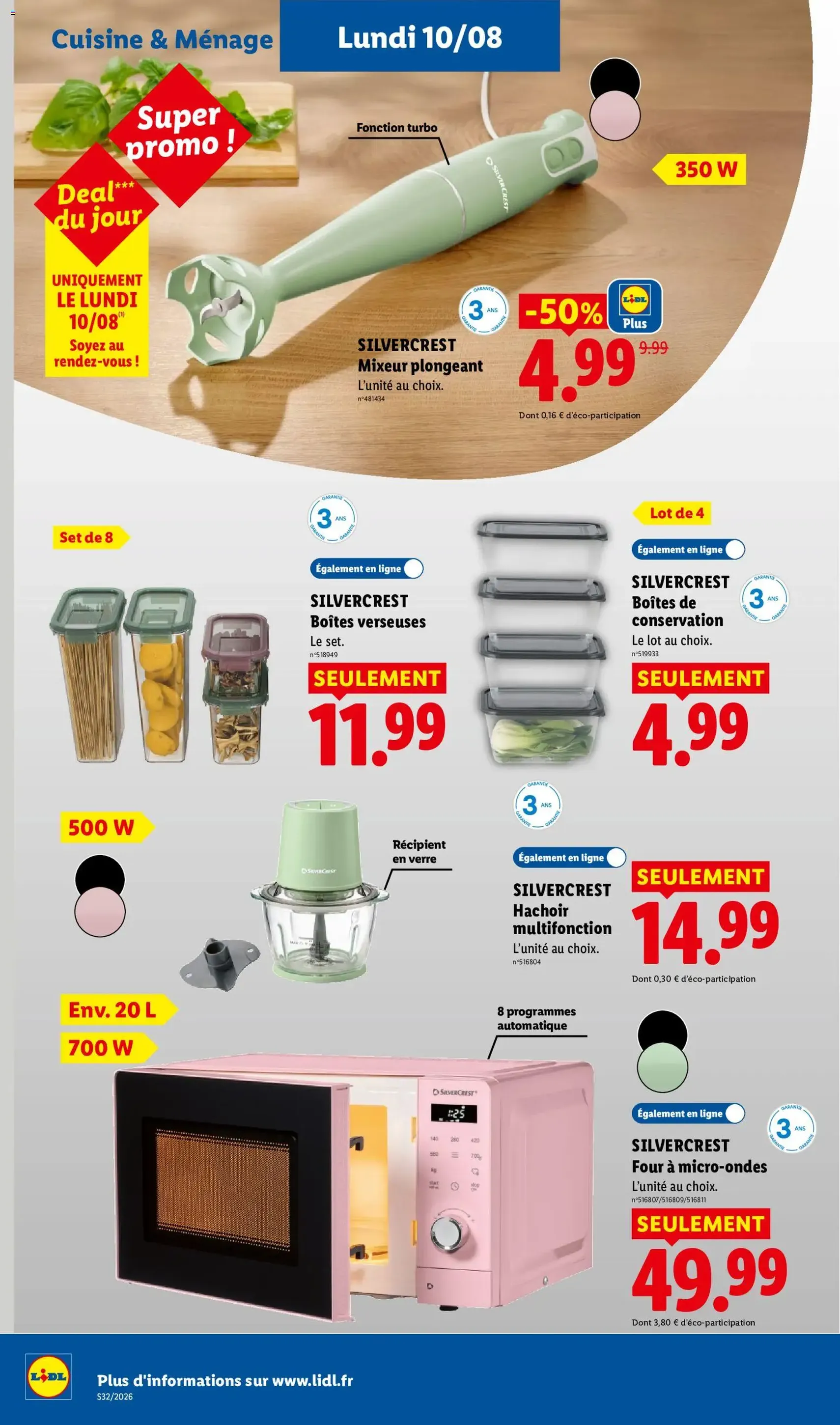 LIDL catalogue - brochure valable à partir du 06/08/2026, page 56 sur 61