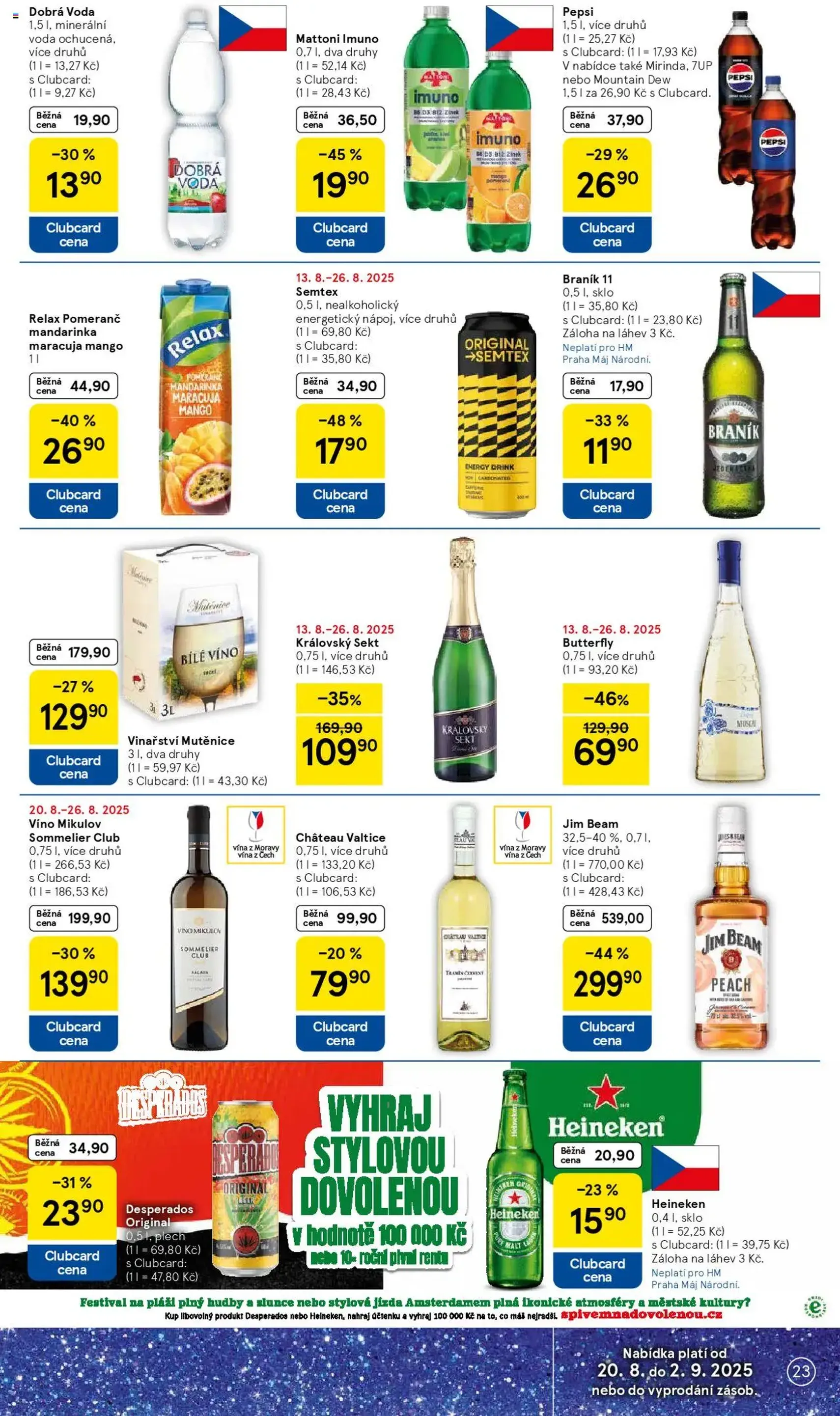 Tesco leták - Hypermarket - platný leták od 20.08.2025 strana 23 z 34 Tesco leták - Hypermarket - platný leták od 20.08.2025 strana 23 z 34