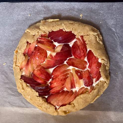 Galetta alle pesche - procedimento 1