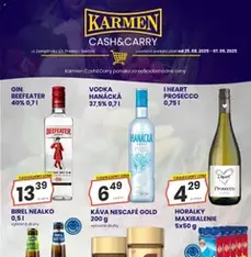 KARMEN CBA leták - náhľad letáku platný od 25.08.2025