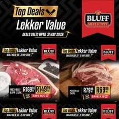 Bluff Meat Supply Top Deals. Lekker Value. - Flyer preview valid from 27/05/2026