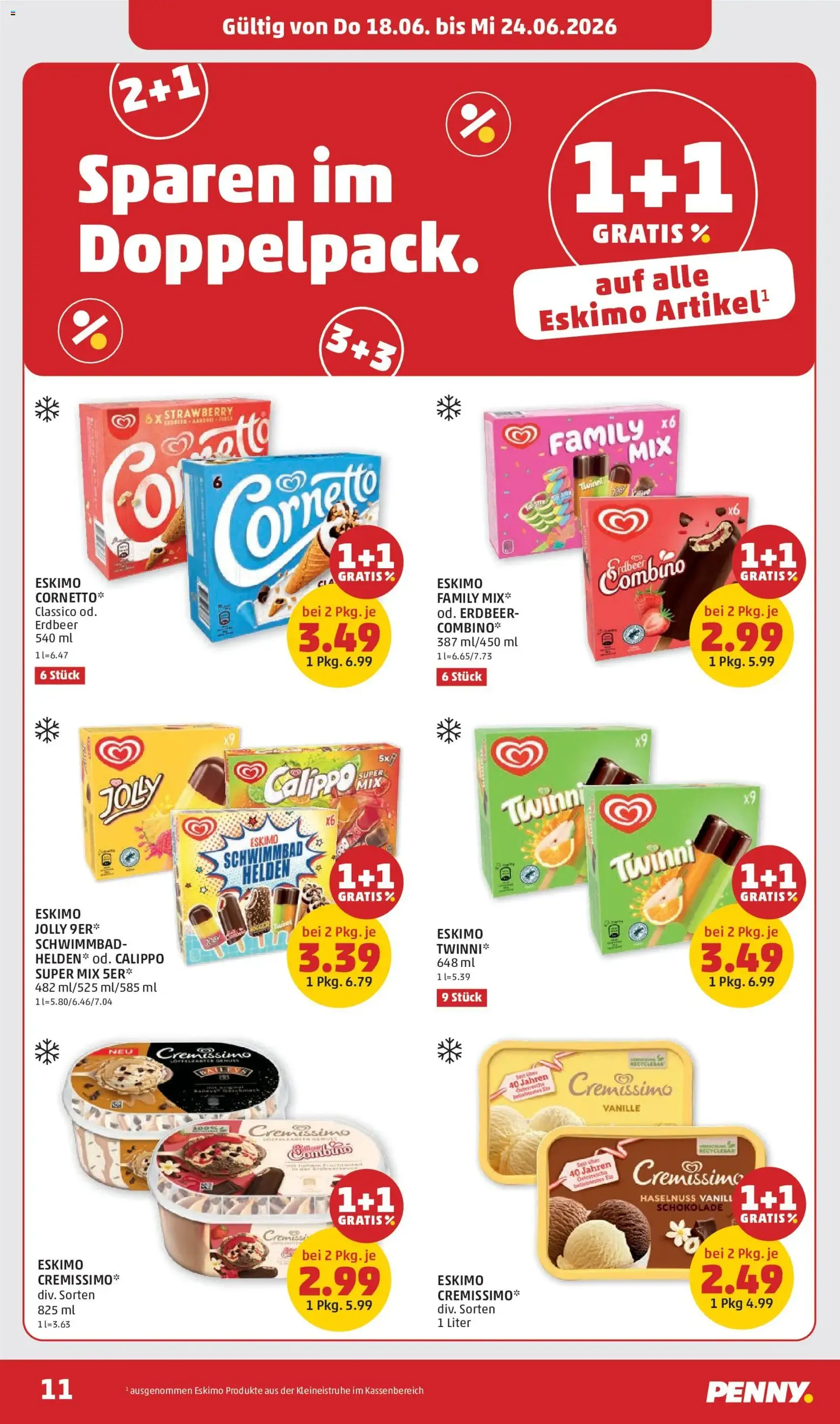 Penny Markt Schmankerl Post - Gültiger Prospekt ab 18.06.2026, Seite 11 von insgesamt 32