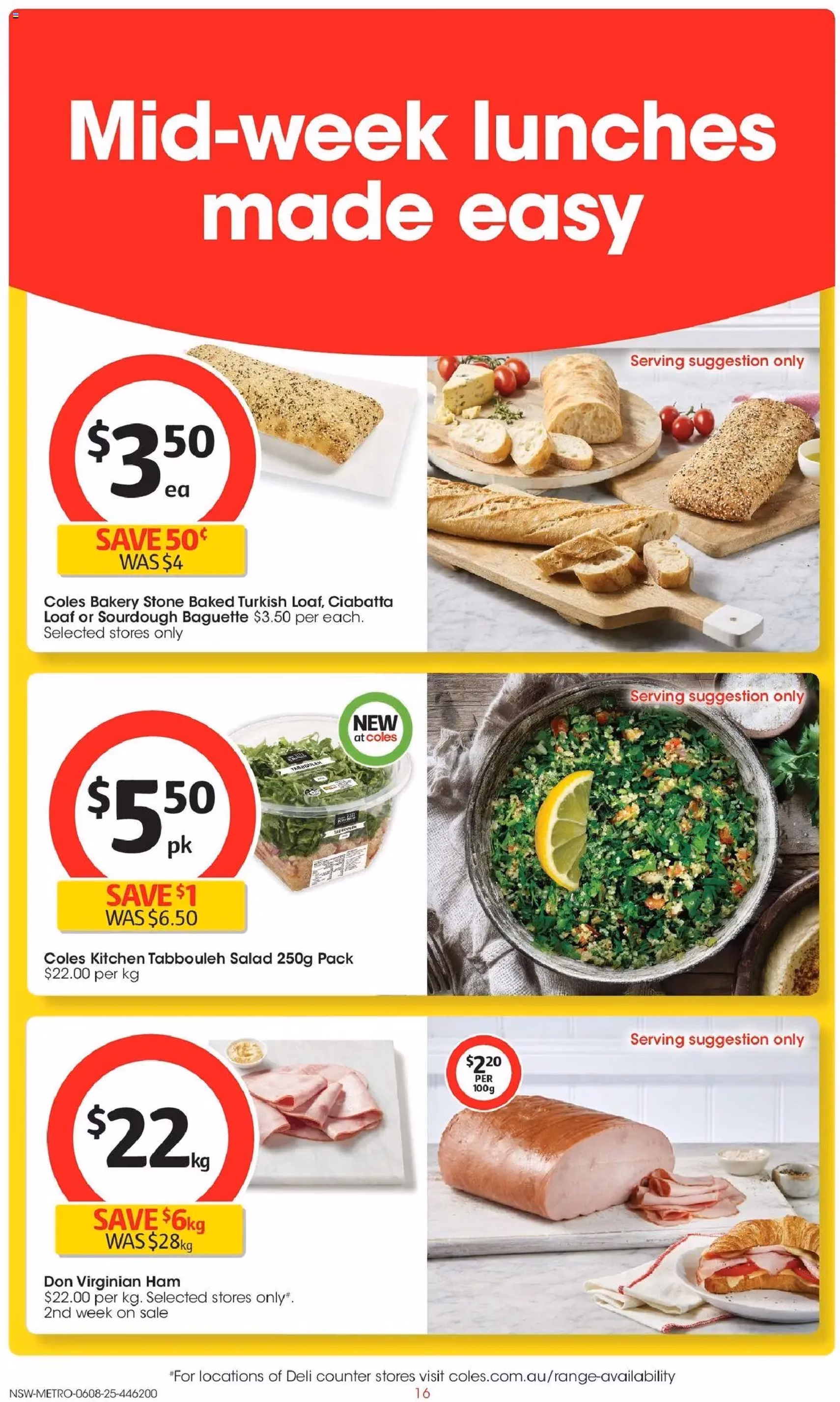 Coles Catalogue NSW - valid flyer from 06/08/2025, page 16 of 47 Coles Catalogue NSW - valid flyer from 06/08/2025, page 16 of 47