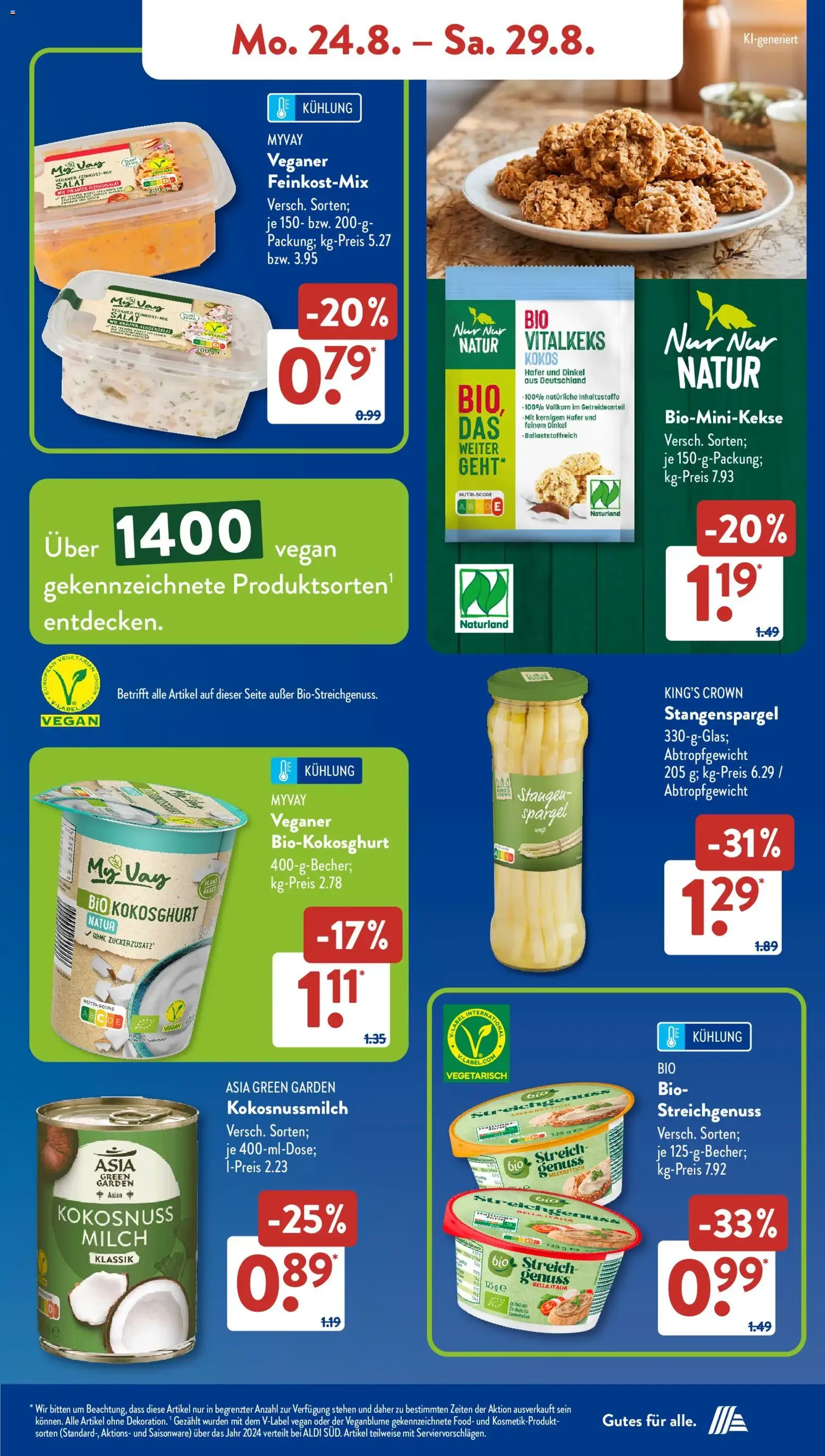 Aldi Süd Prospekt - Gültiger Prospekt ab 24.08.2026, Seite 8 von insgesamt 31