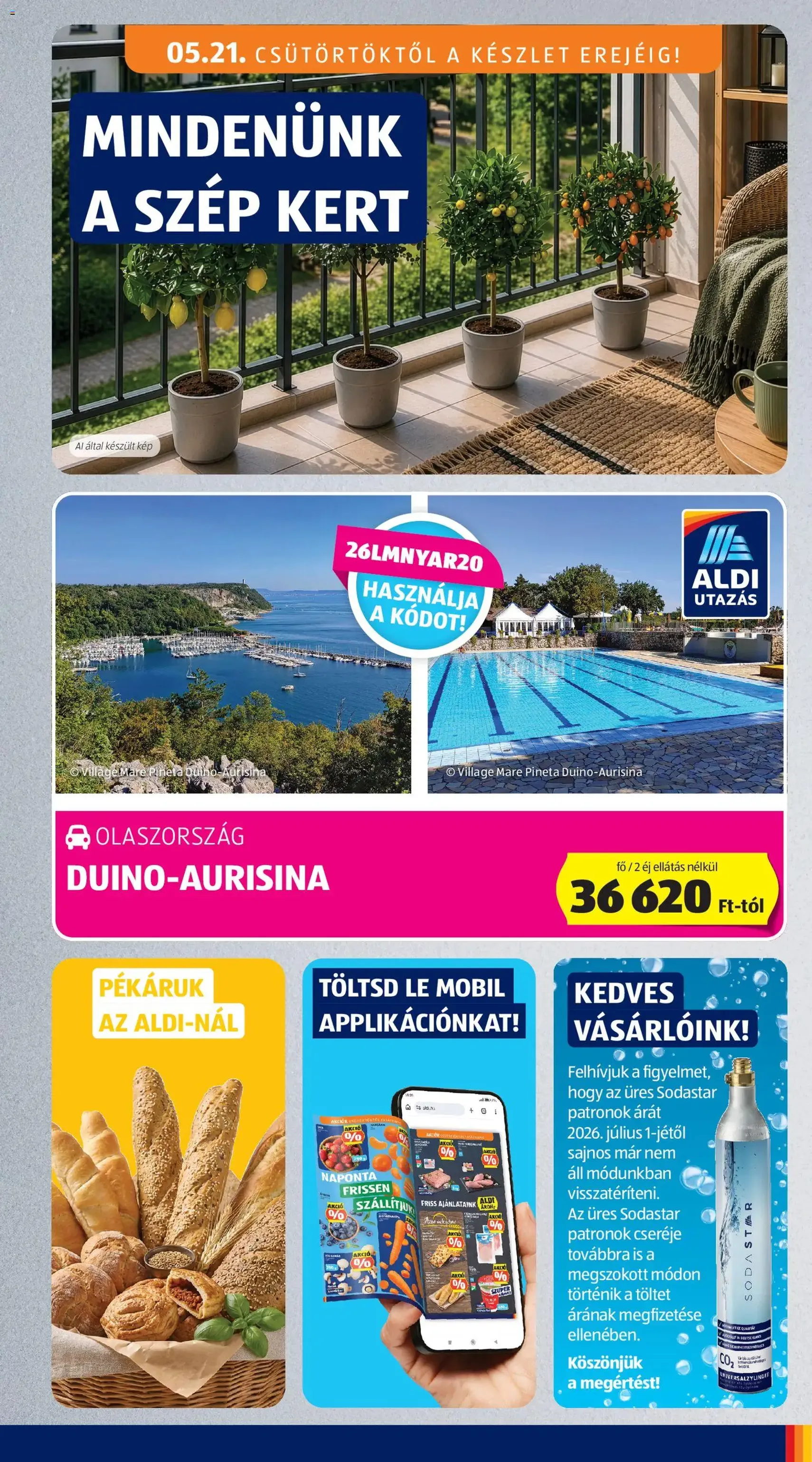 Aldi akciós újság - 2026.05.21. érvényes szórólap 7 oldal 65 oldalból