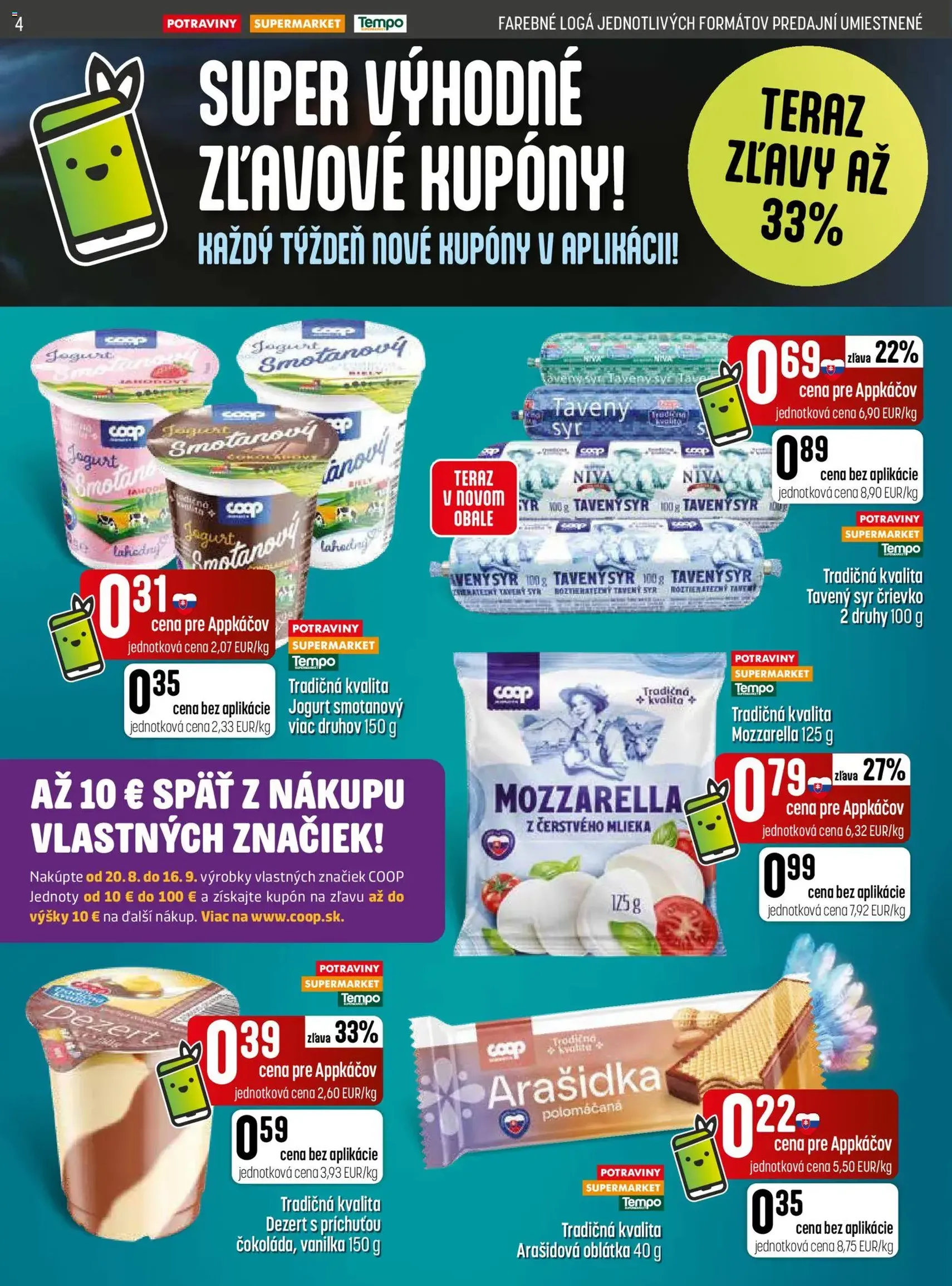 COOP Jednota leták - platný leták od 20.08.2026 strana 4 z 32